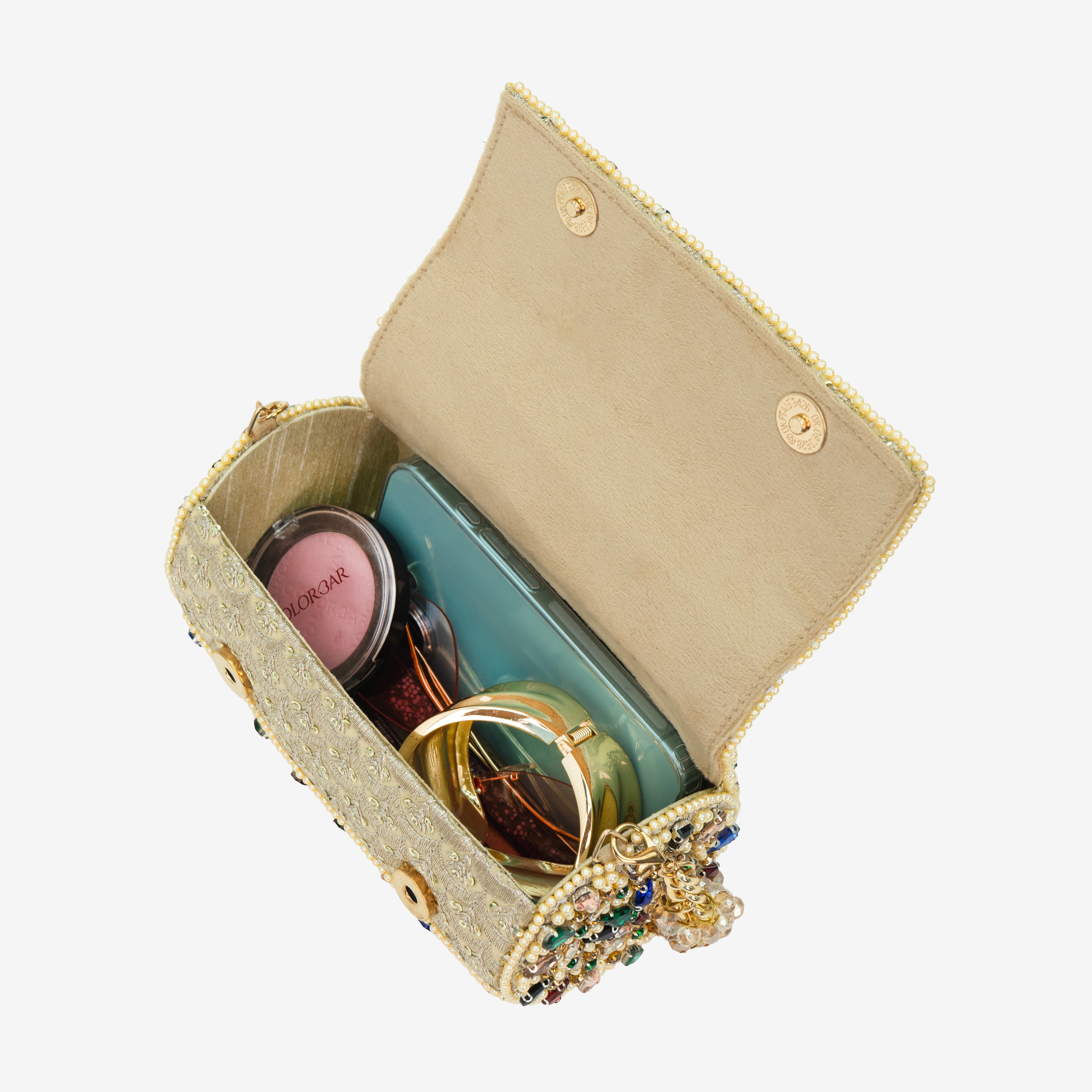 Heritage Beaded Barrel Purse