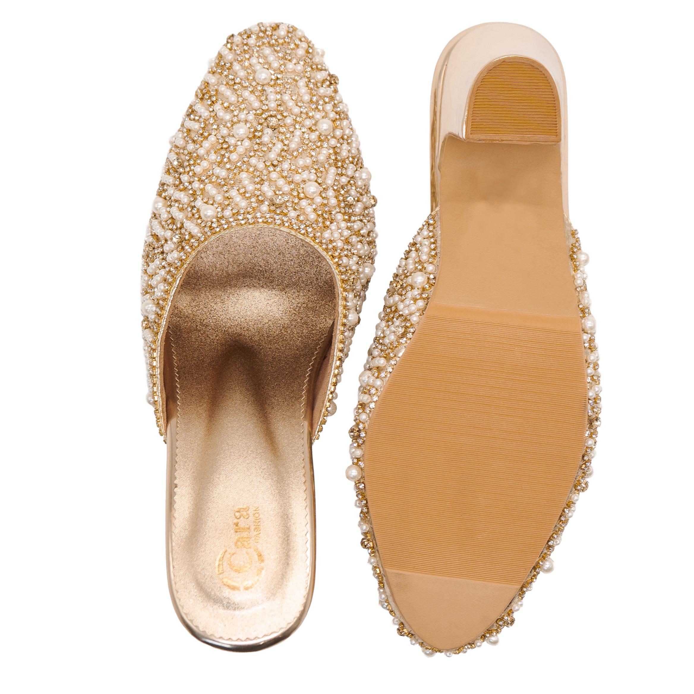 Ocean Pearl Glam Mules