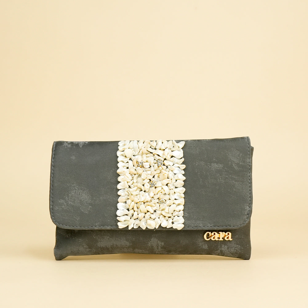 Pearl Bloom Clutch