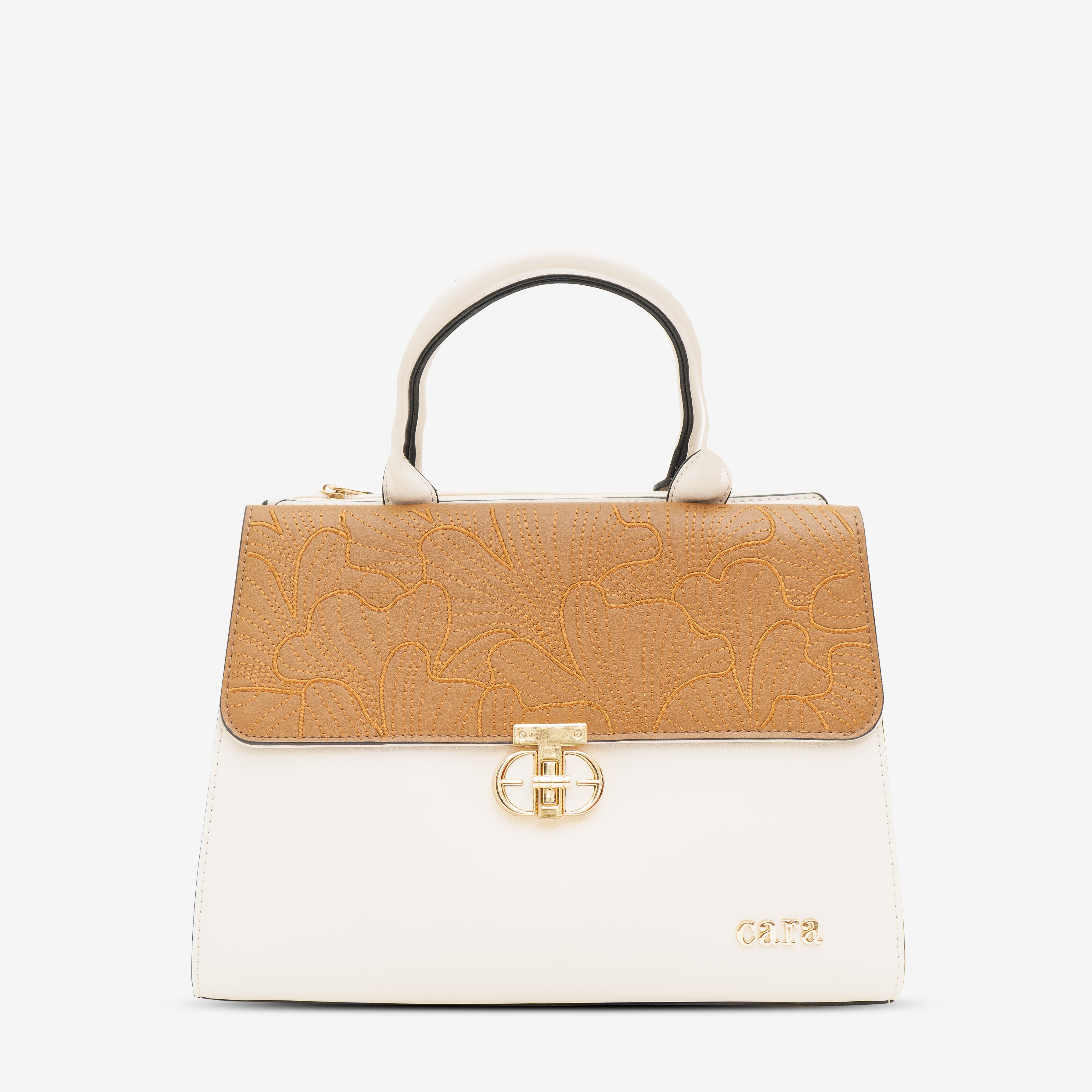 White Royal Heritage Handbag | Cara