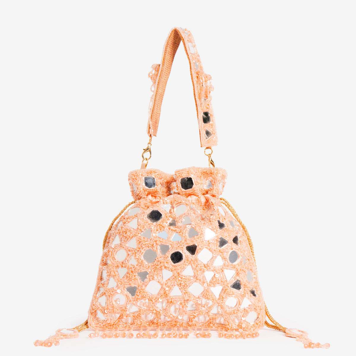 Reflective Beads potli| cara