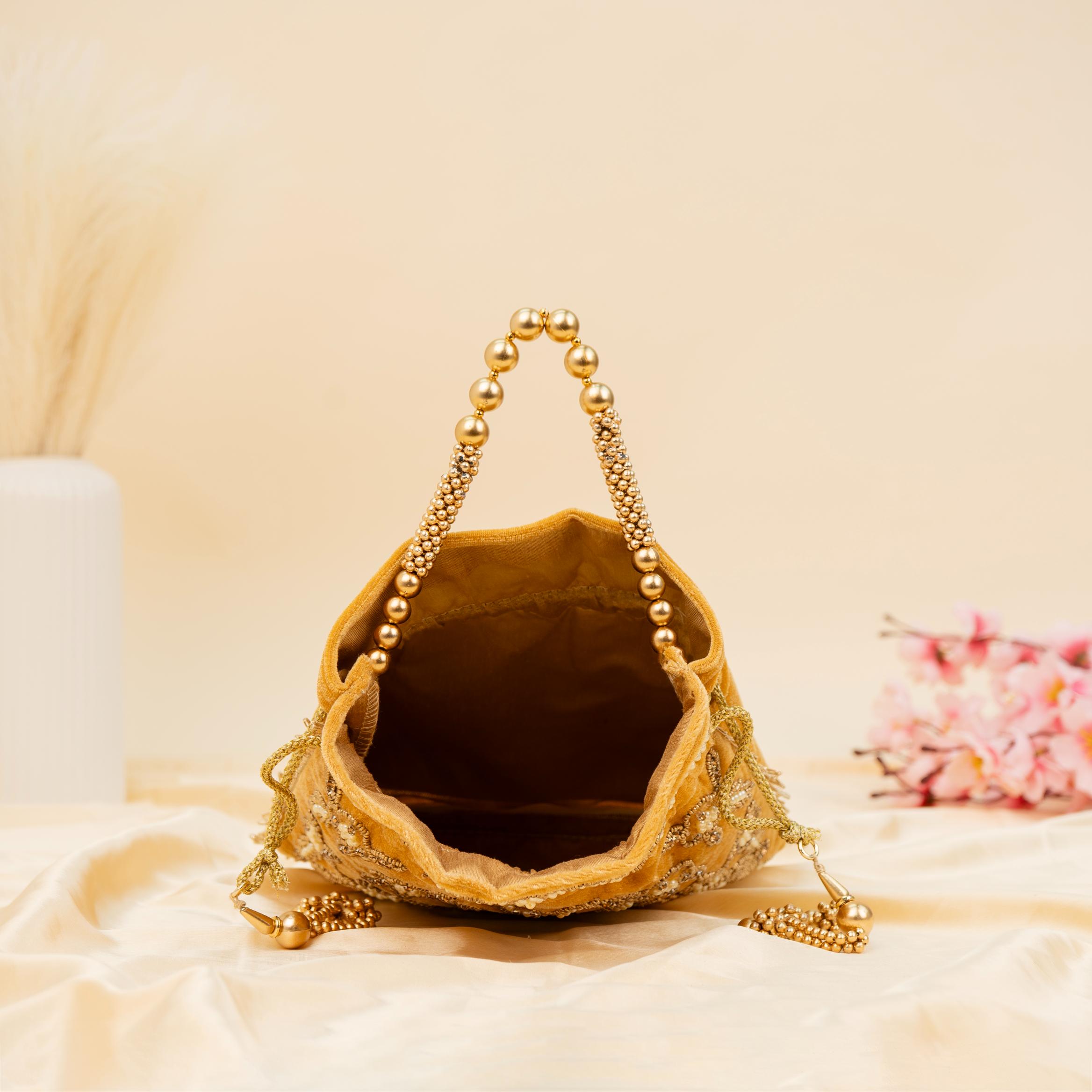 The Velvet Bloom Potli