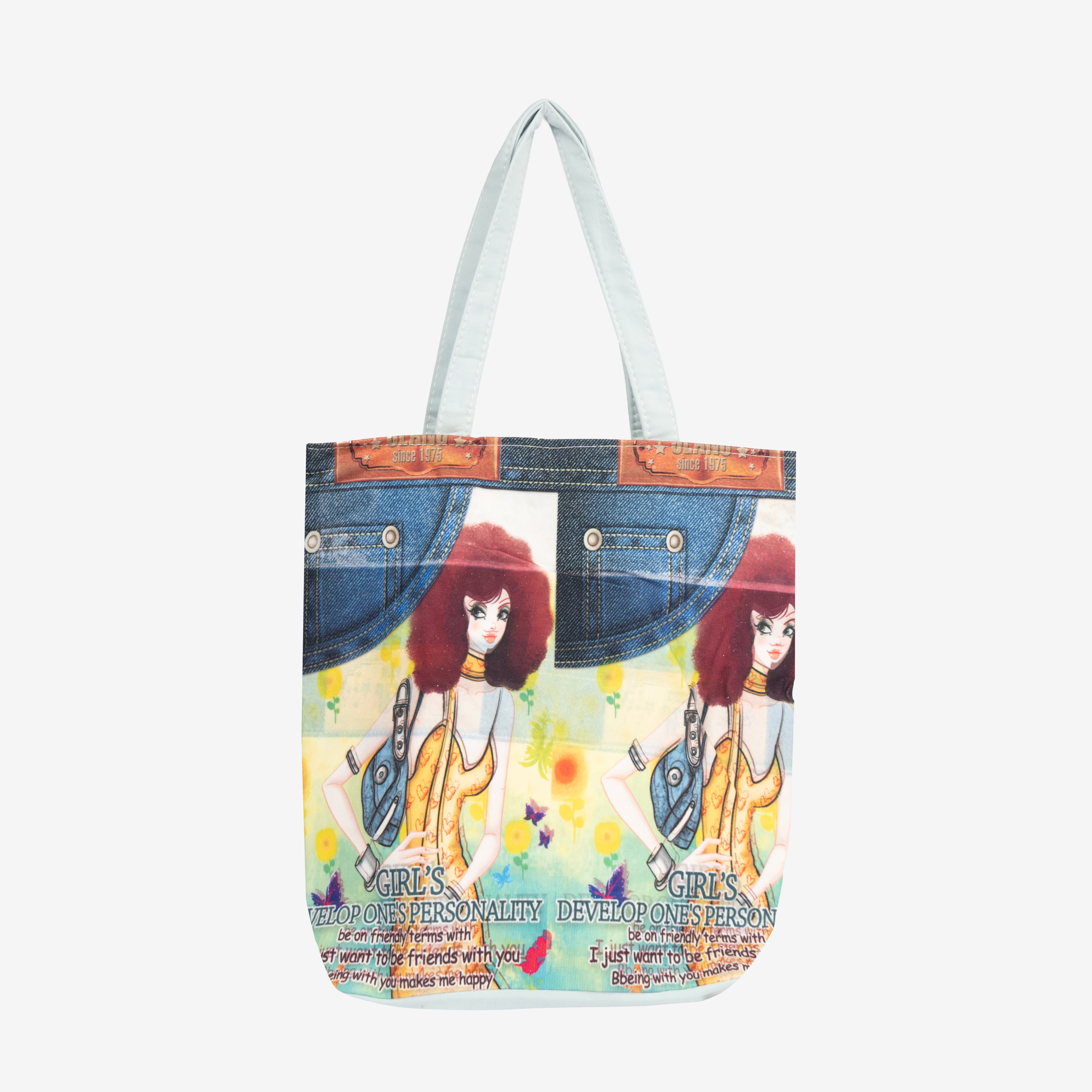Style Story Canvas Handbag