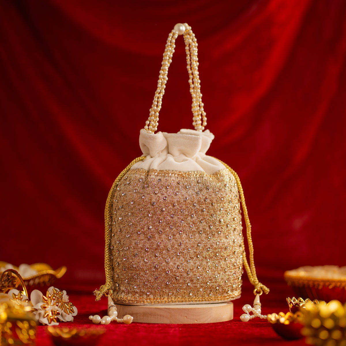Golden Heirloom Potli
