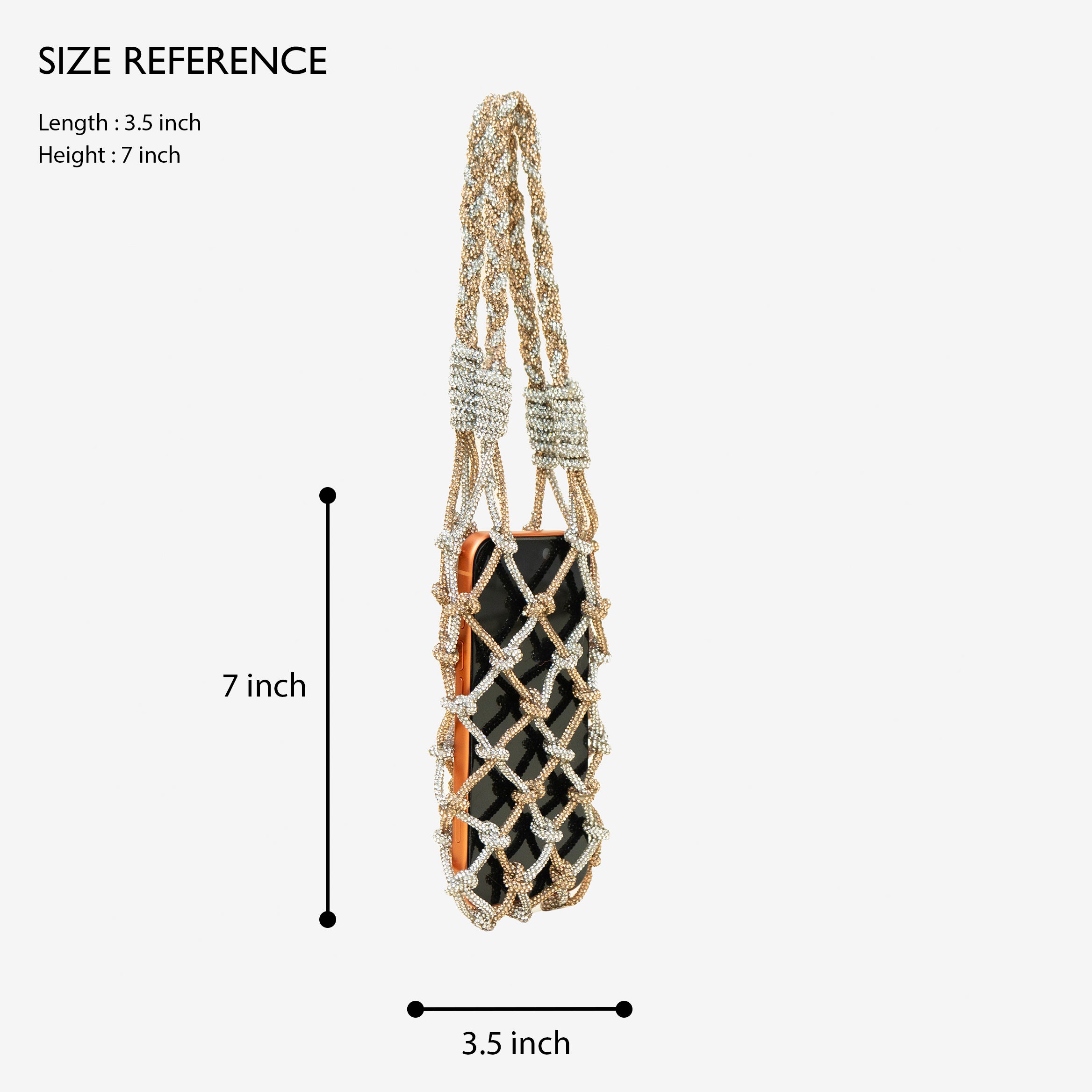 Crystal Knot Luxe Mobile Sling