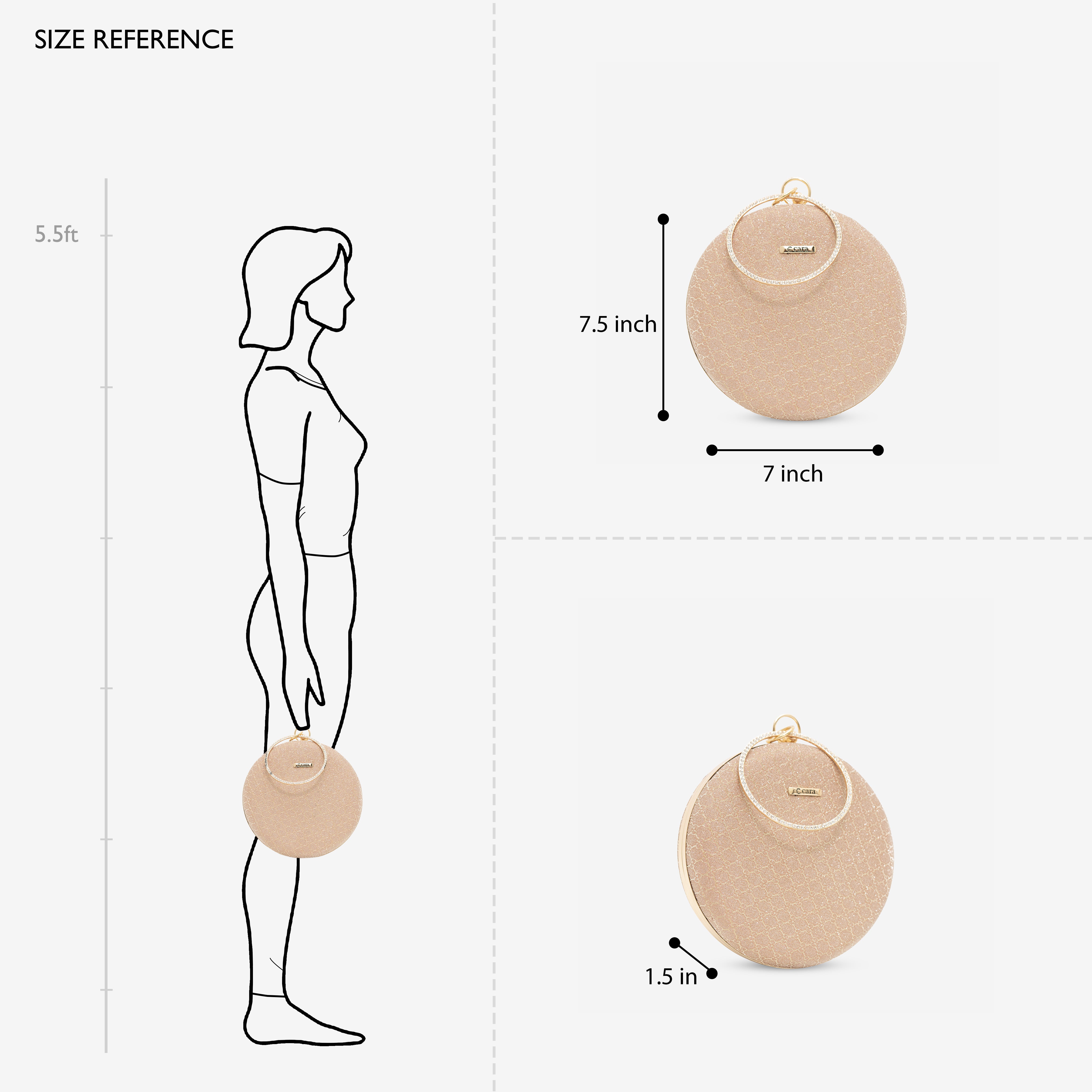 Rose gold SparkleSphere | cara