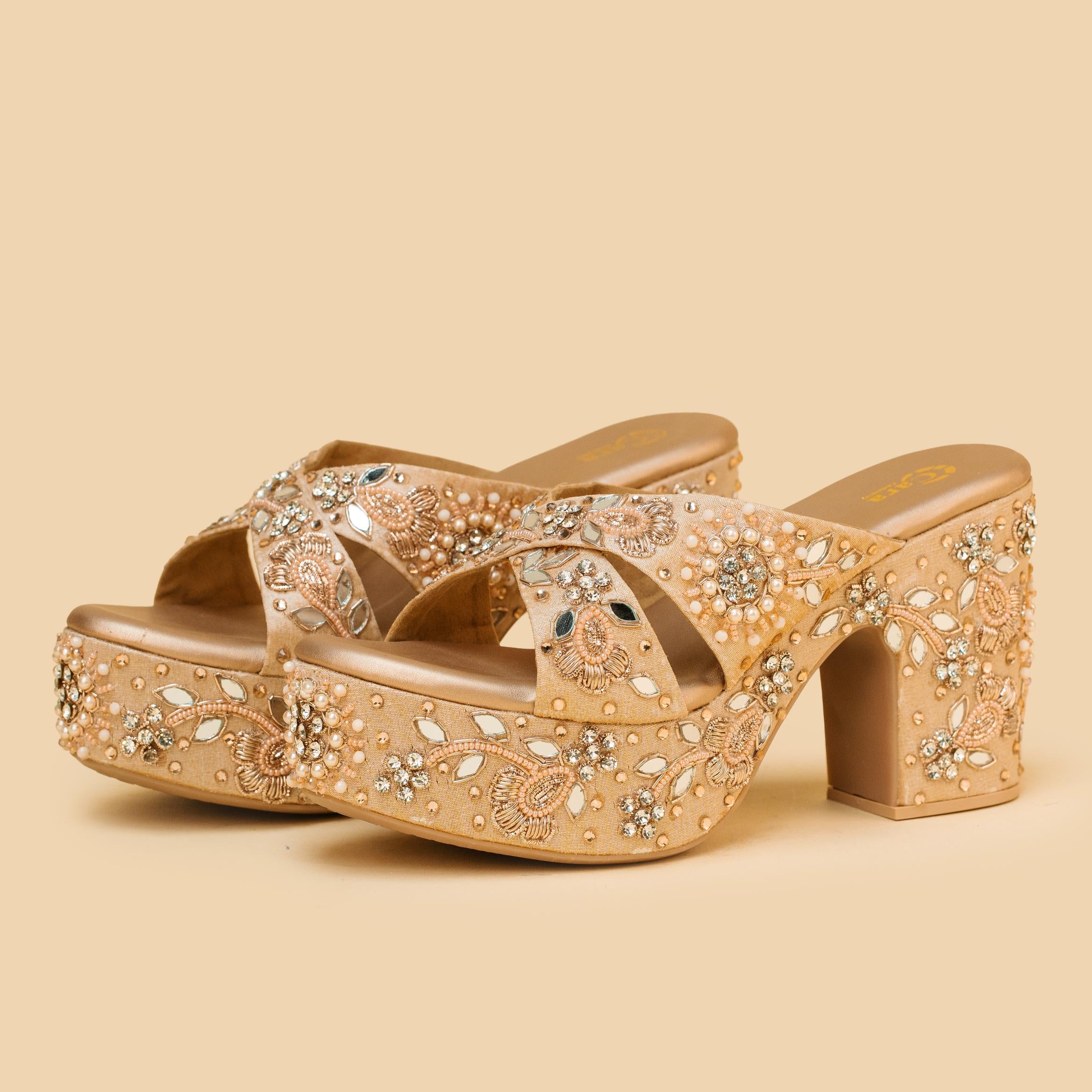 Zardosi Heritage Mirror Heels