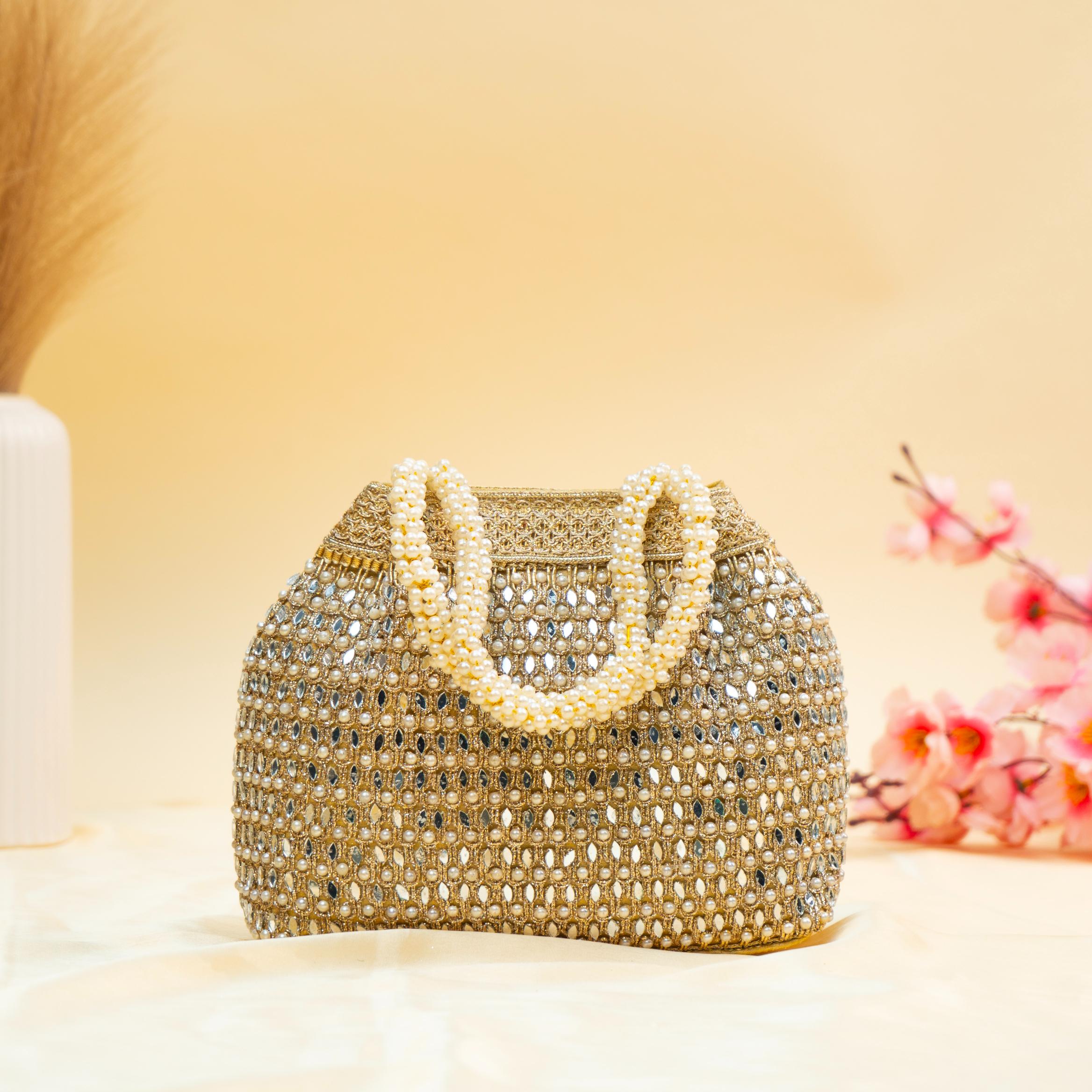 Dazzle Crystal Bead Potli