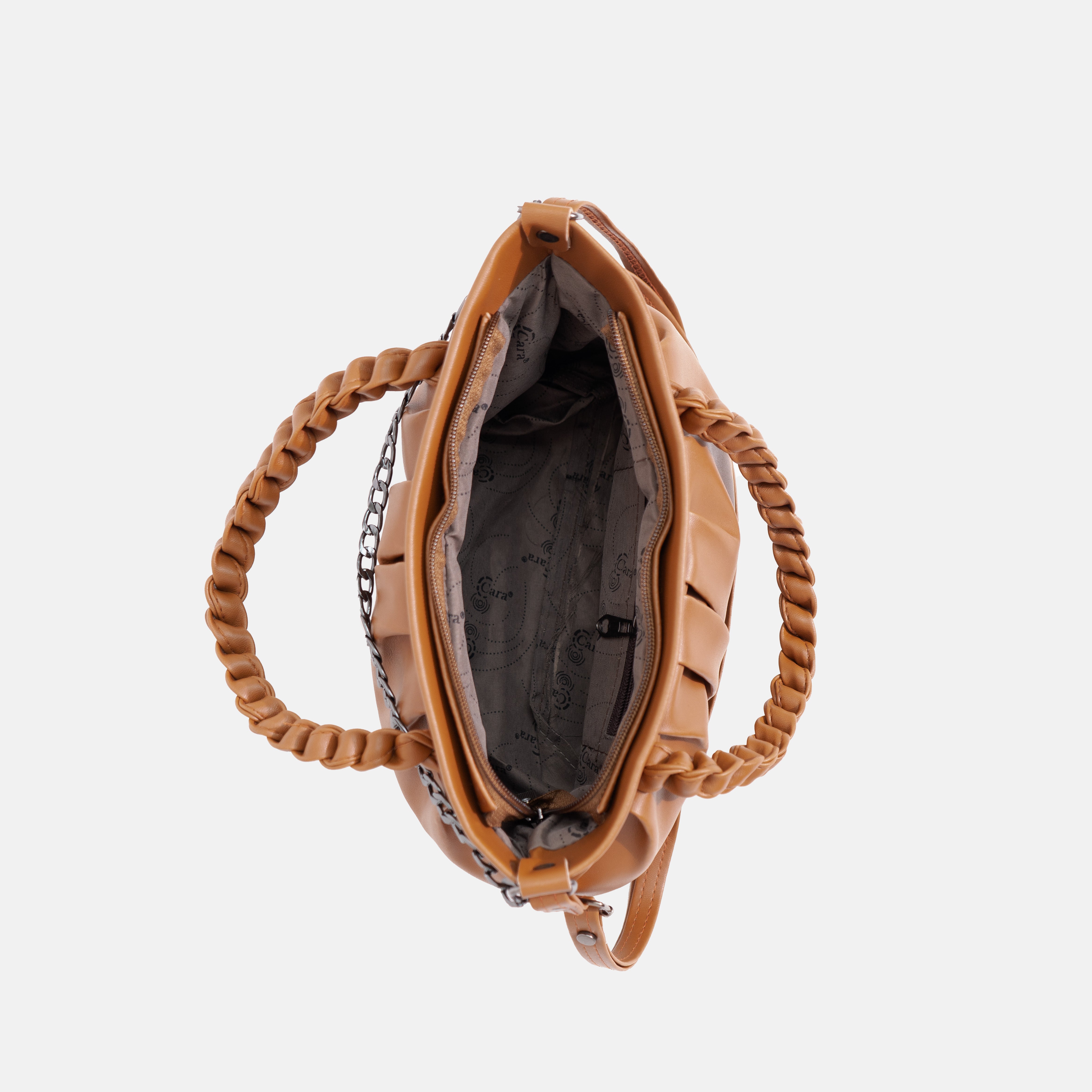 Burning Sand Braided sling bag | CARA