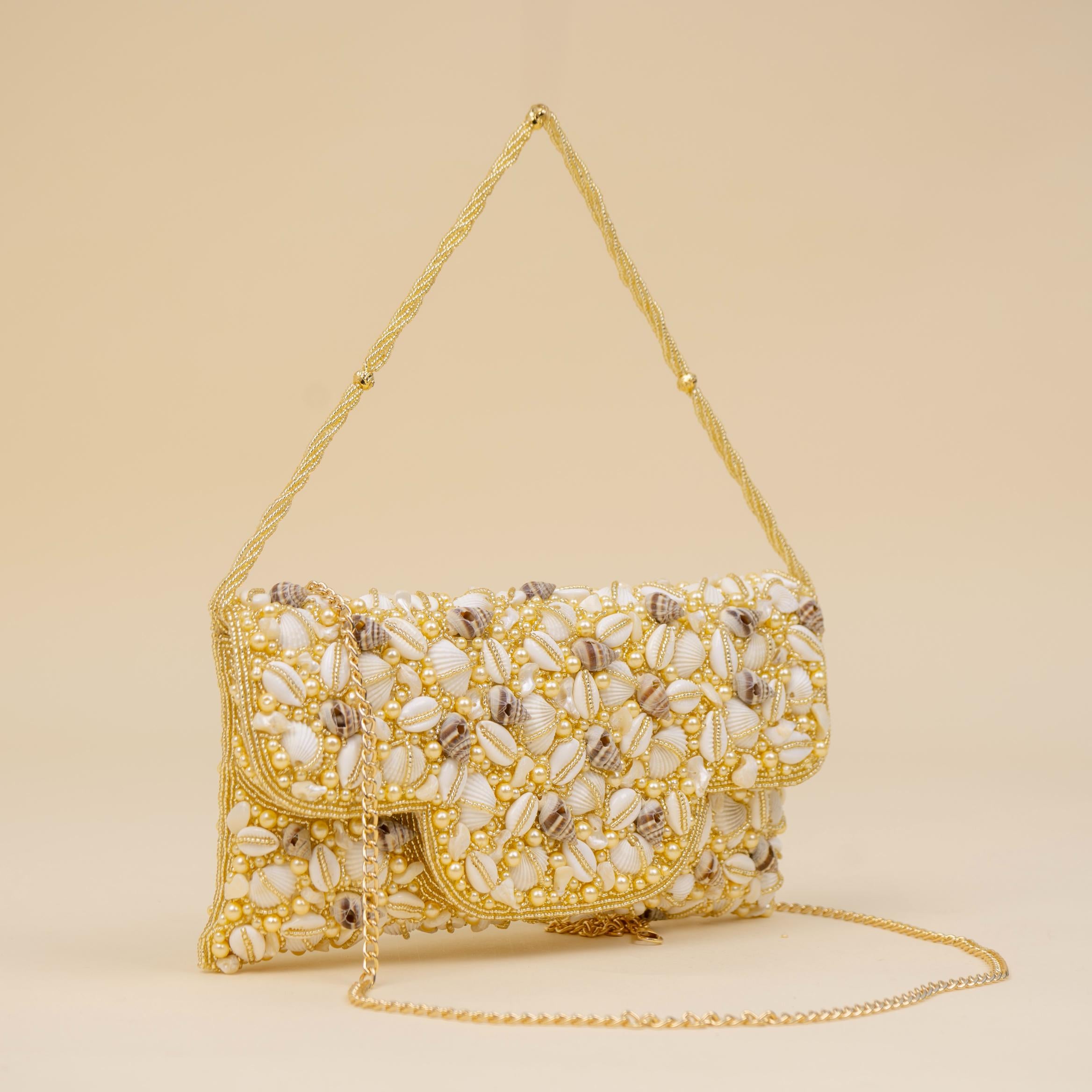 Ocean Treasure Honeycomb Clutch