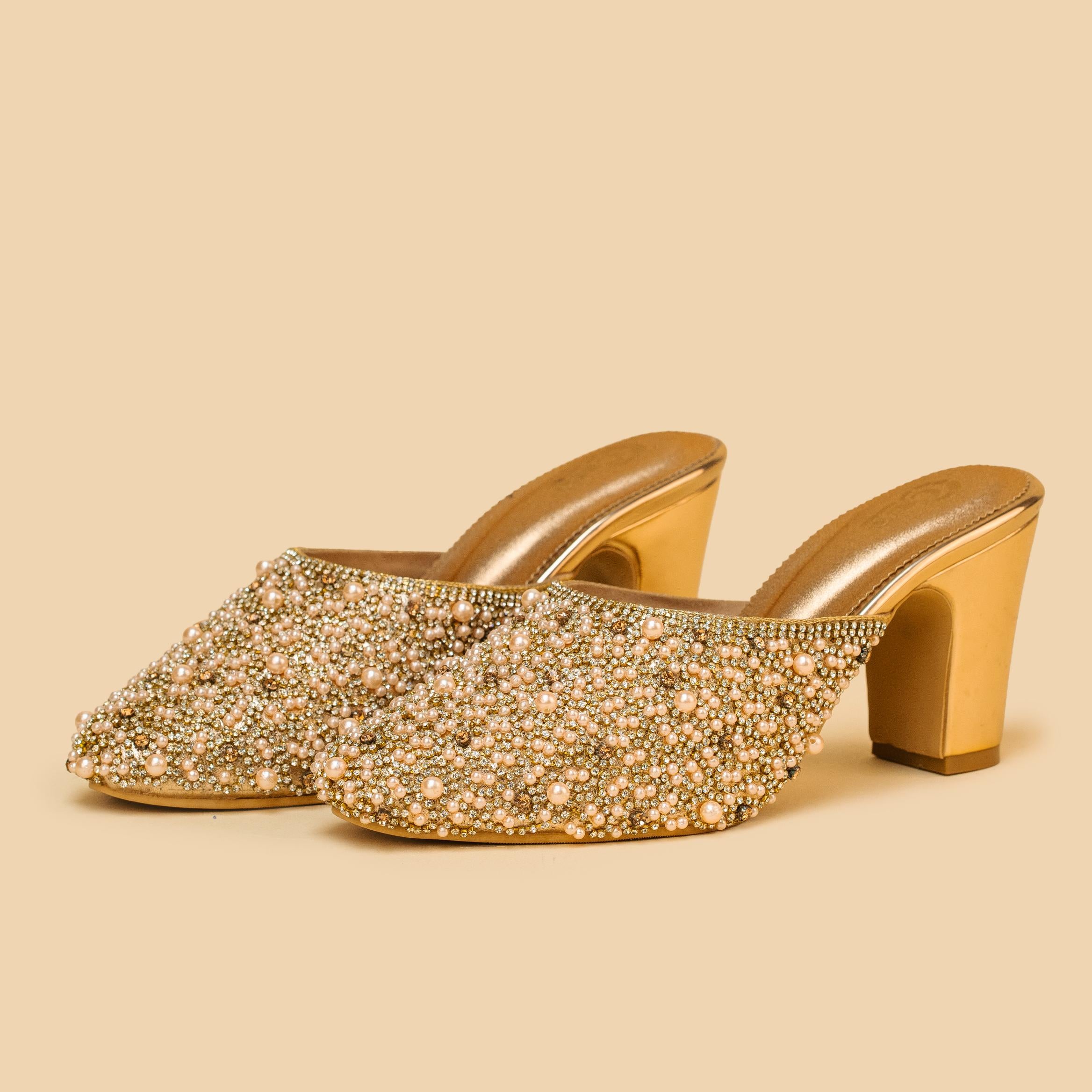 Ocean Pearl Glam Mules