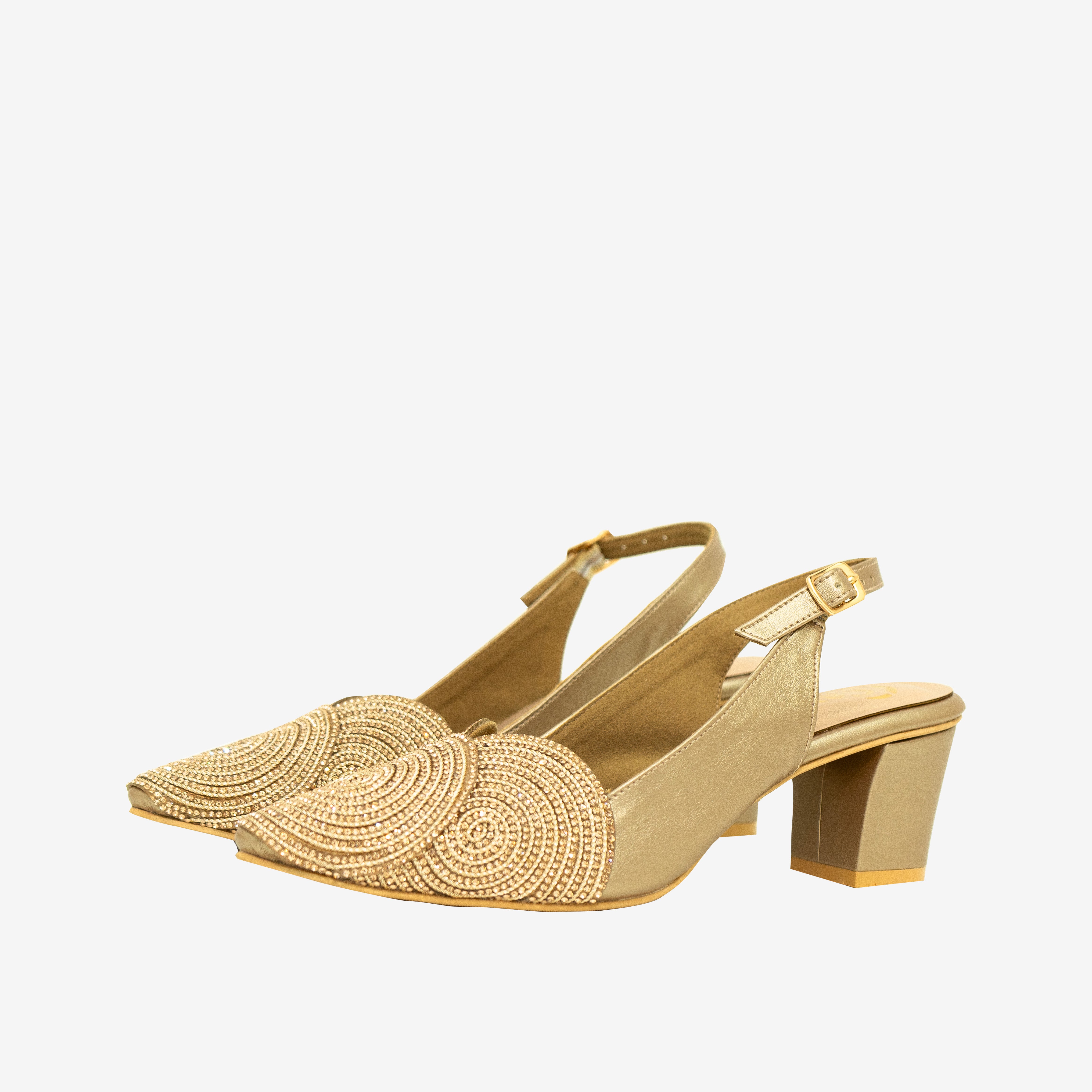 Rose gold ShineOn Soles | Cara