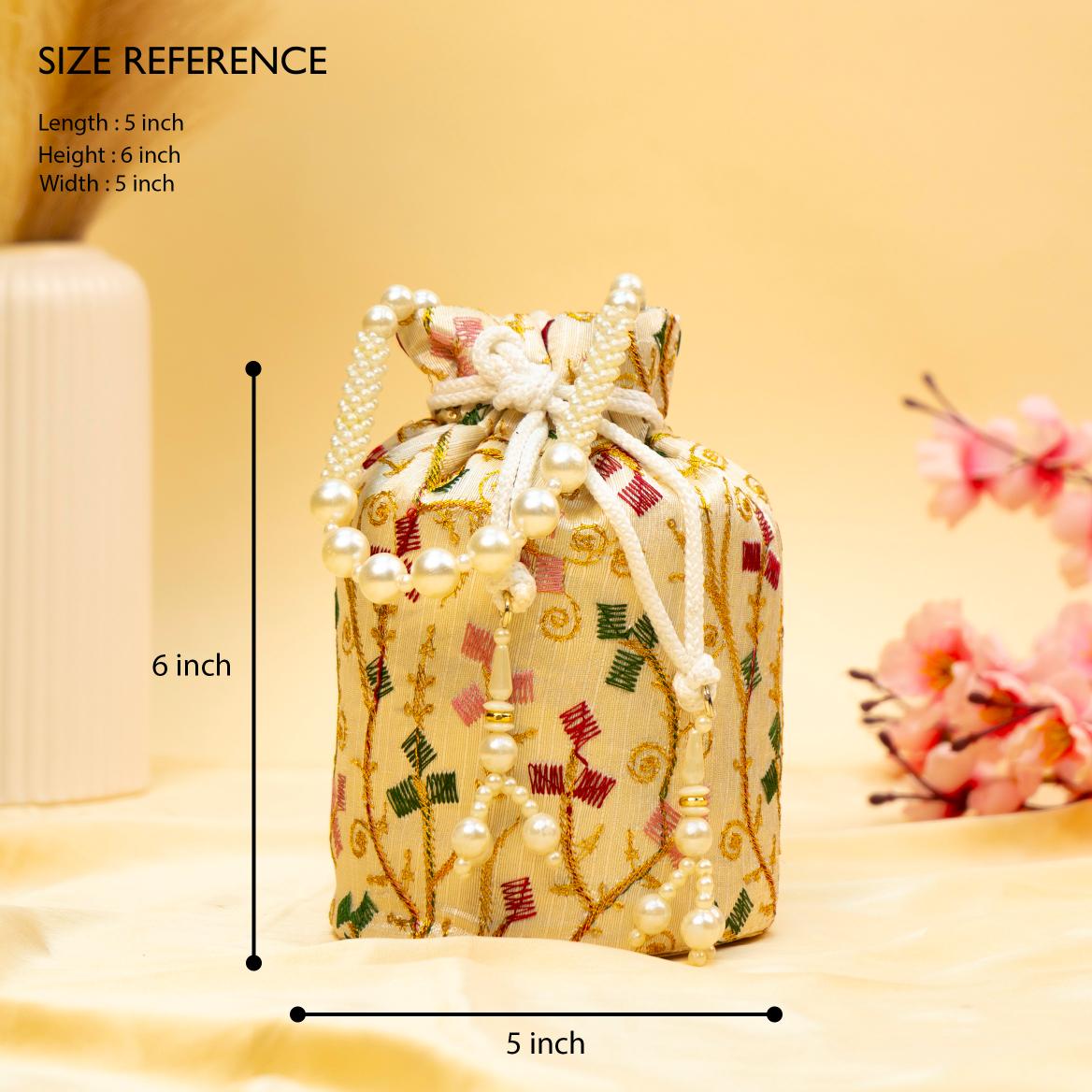 Classic Threadwork Potli