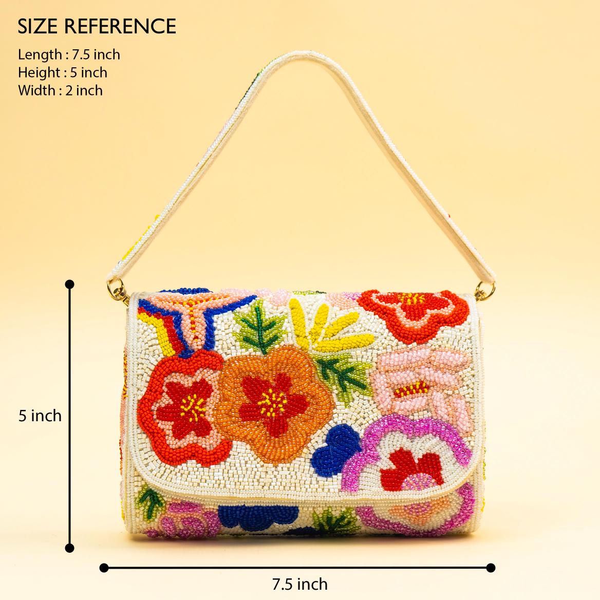 Black Blossom Mini Bag