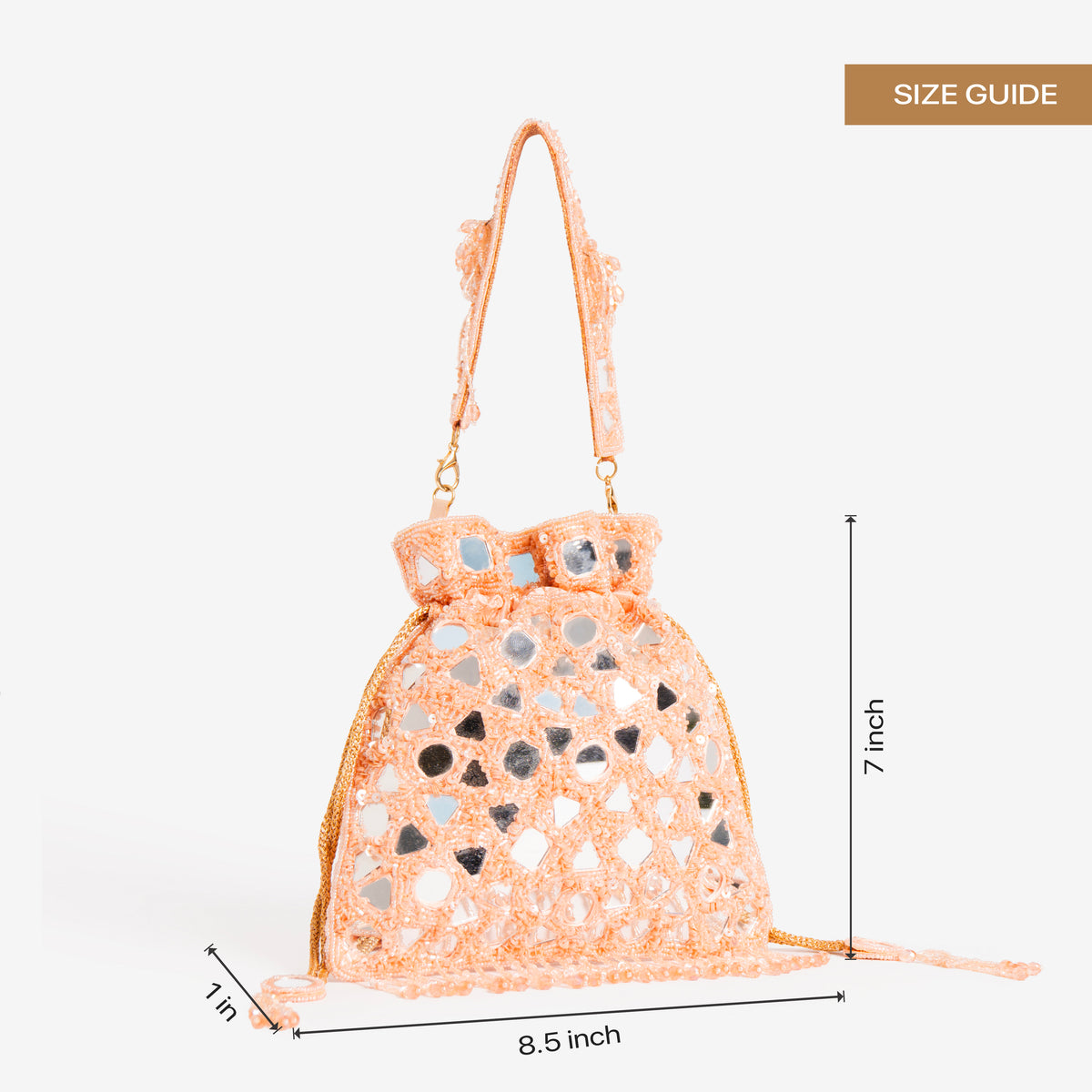 Reflective Beads potli| cara