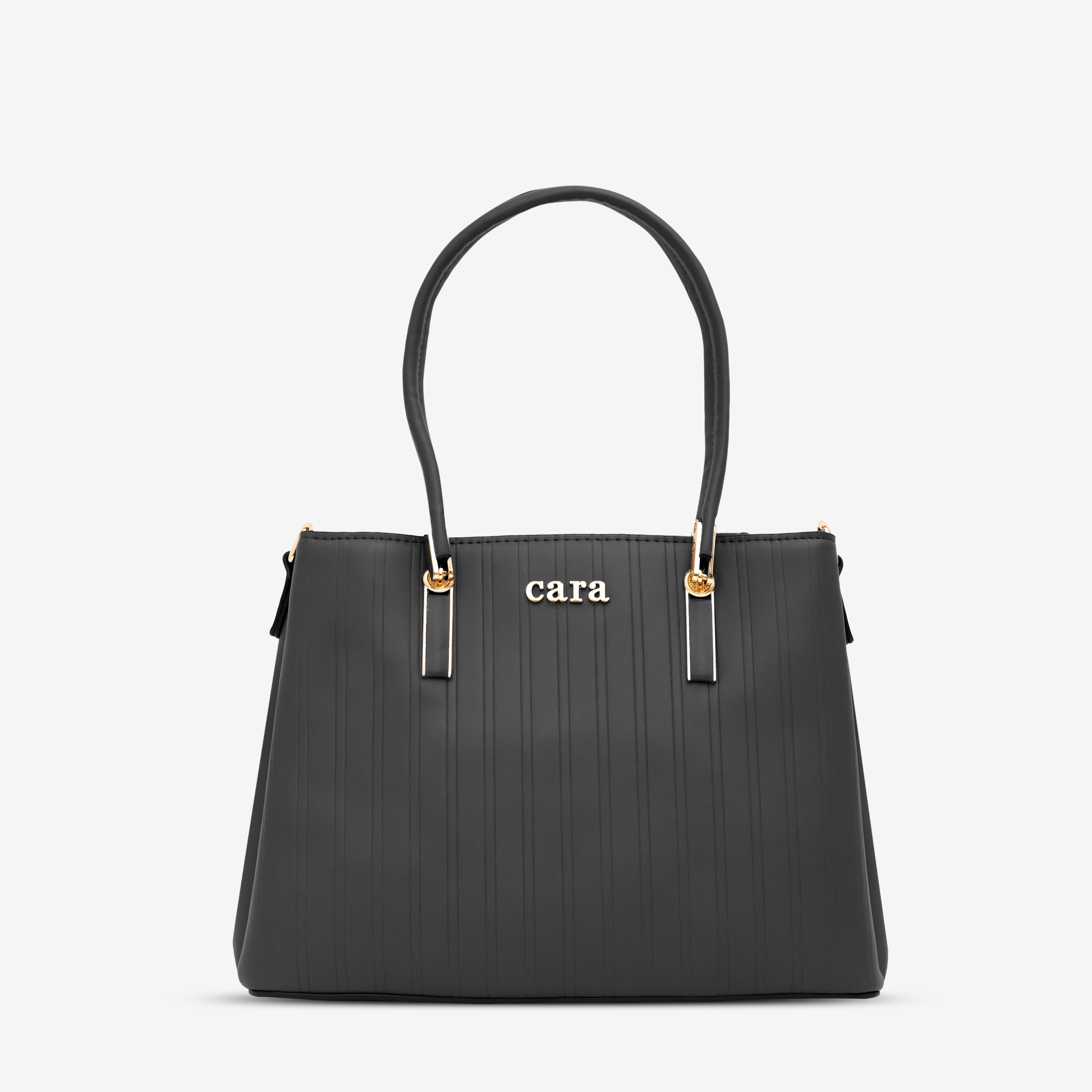 Black Luxe Companion Handbag | Cara