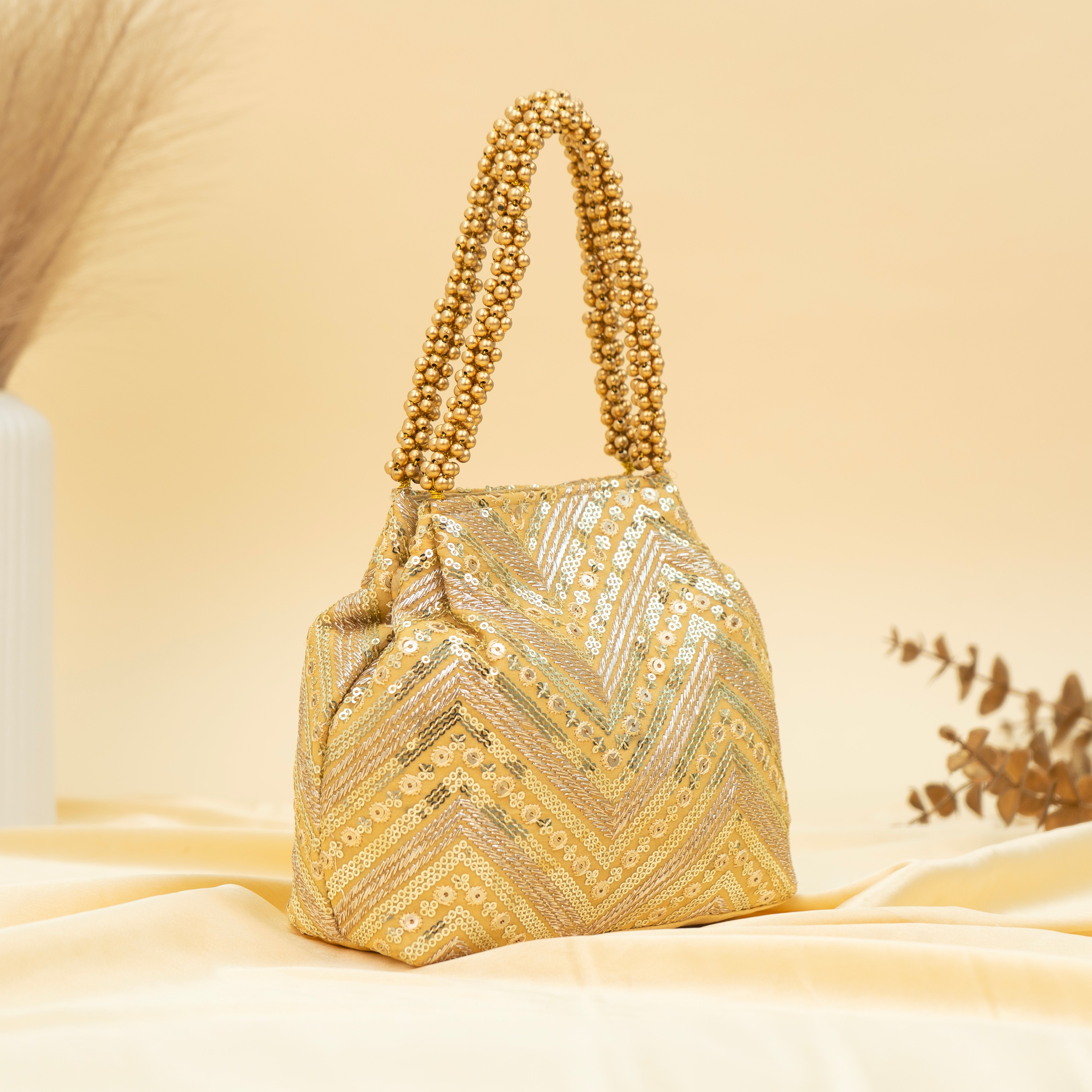 Ornate Bloom Potli