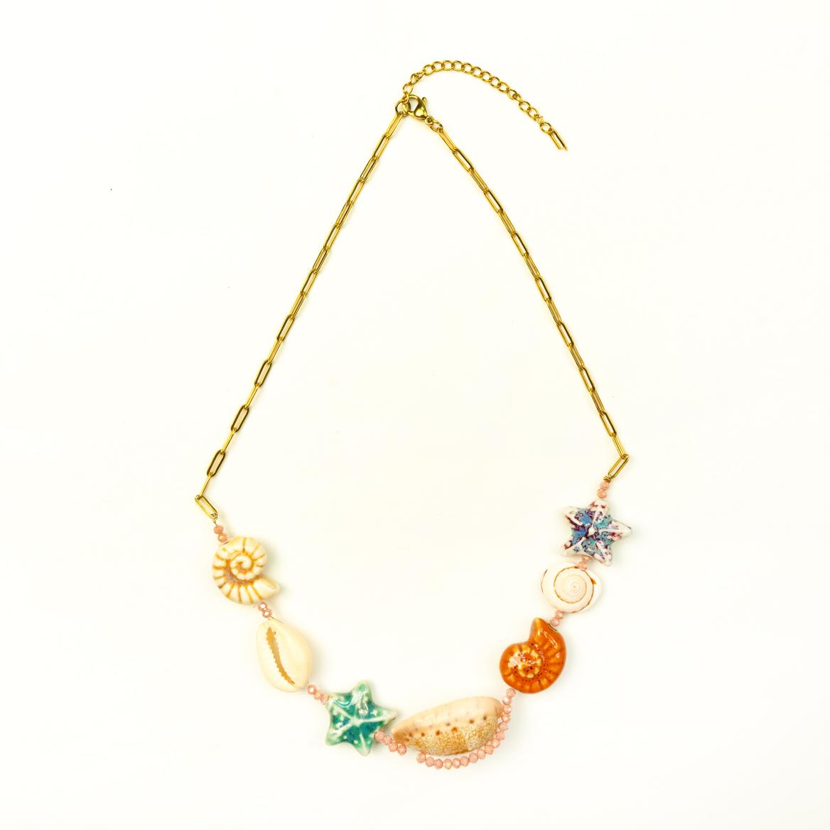 Moonlit Shell Necklace