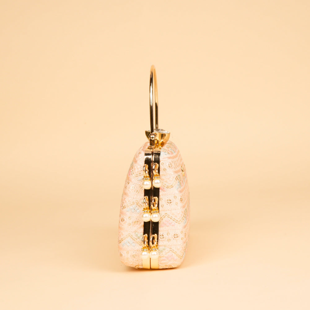 Scarlet Crown Clutch