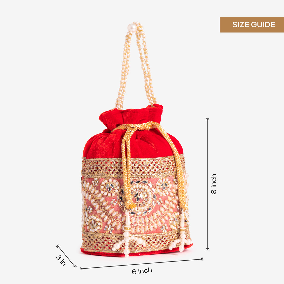 Golden Knot Potli