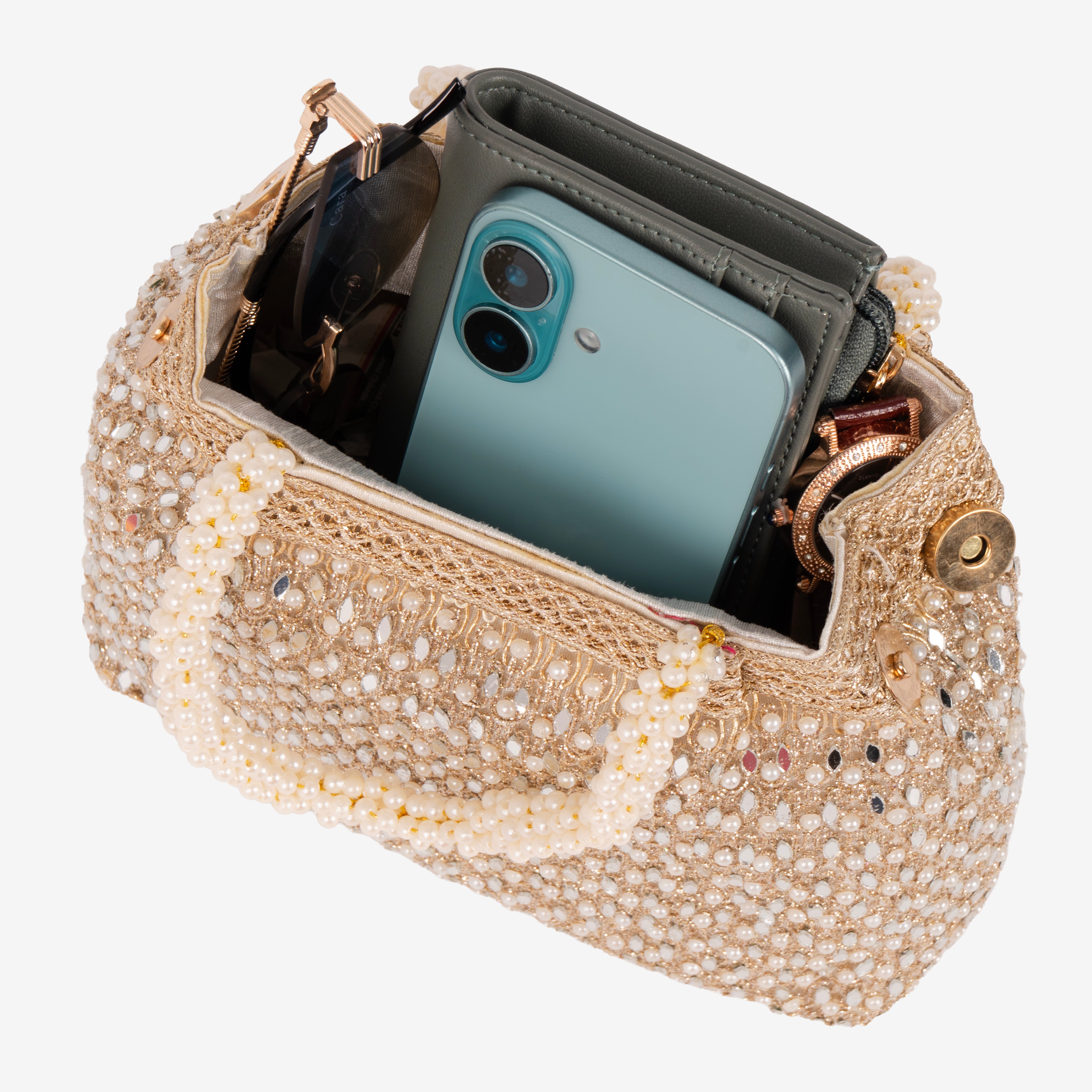 Dazzle Crystal Bead Potli