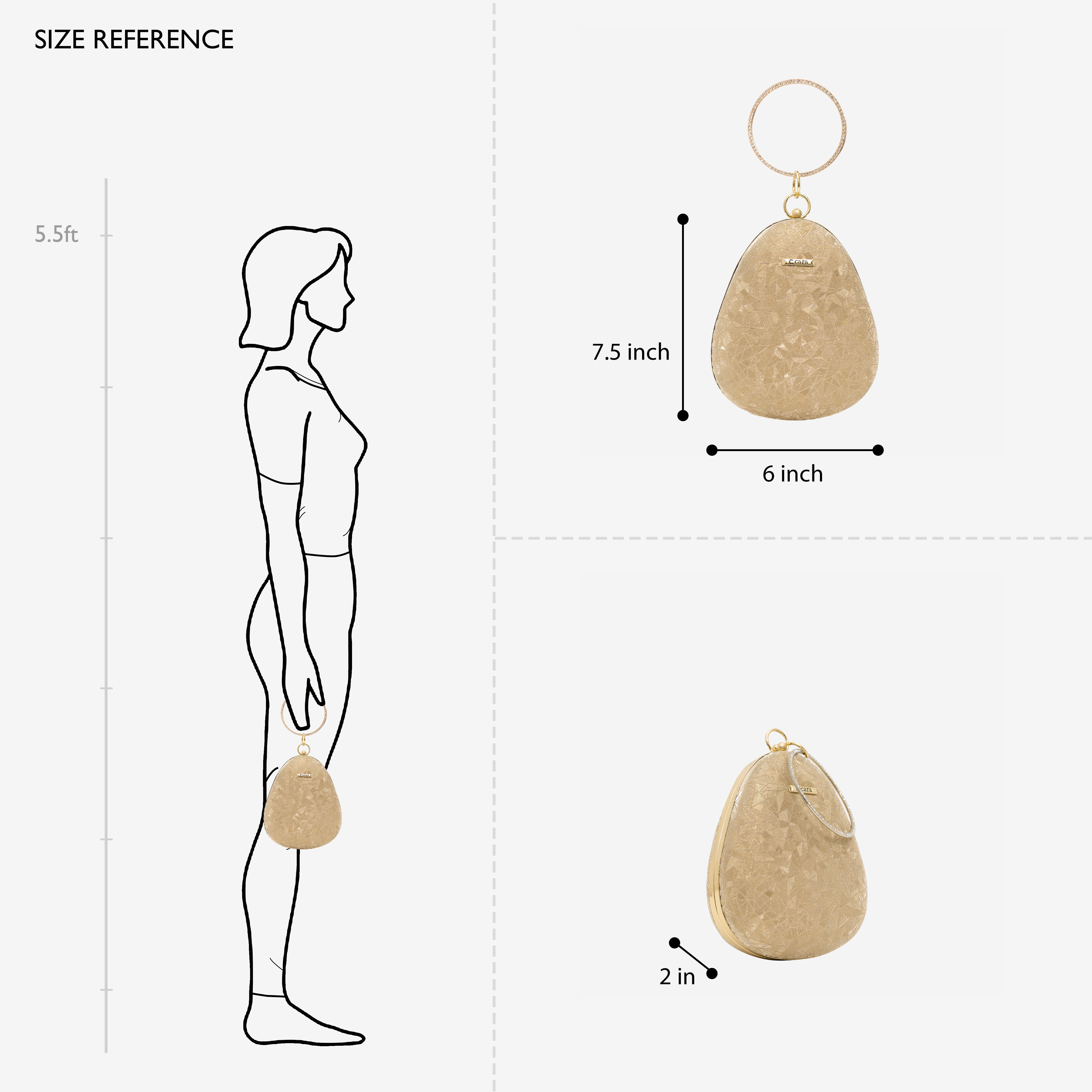 Gold Perfect for evening | cara