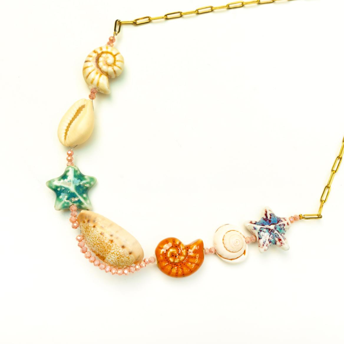 Moonlit Shell Necklace