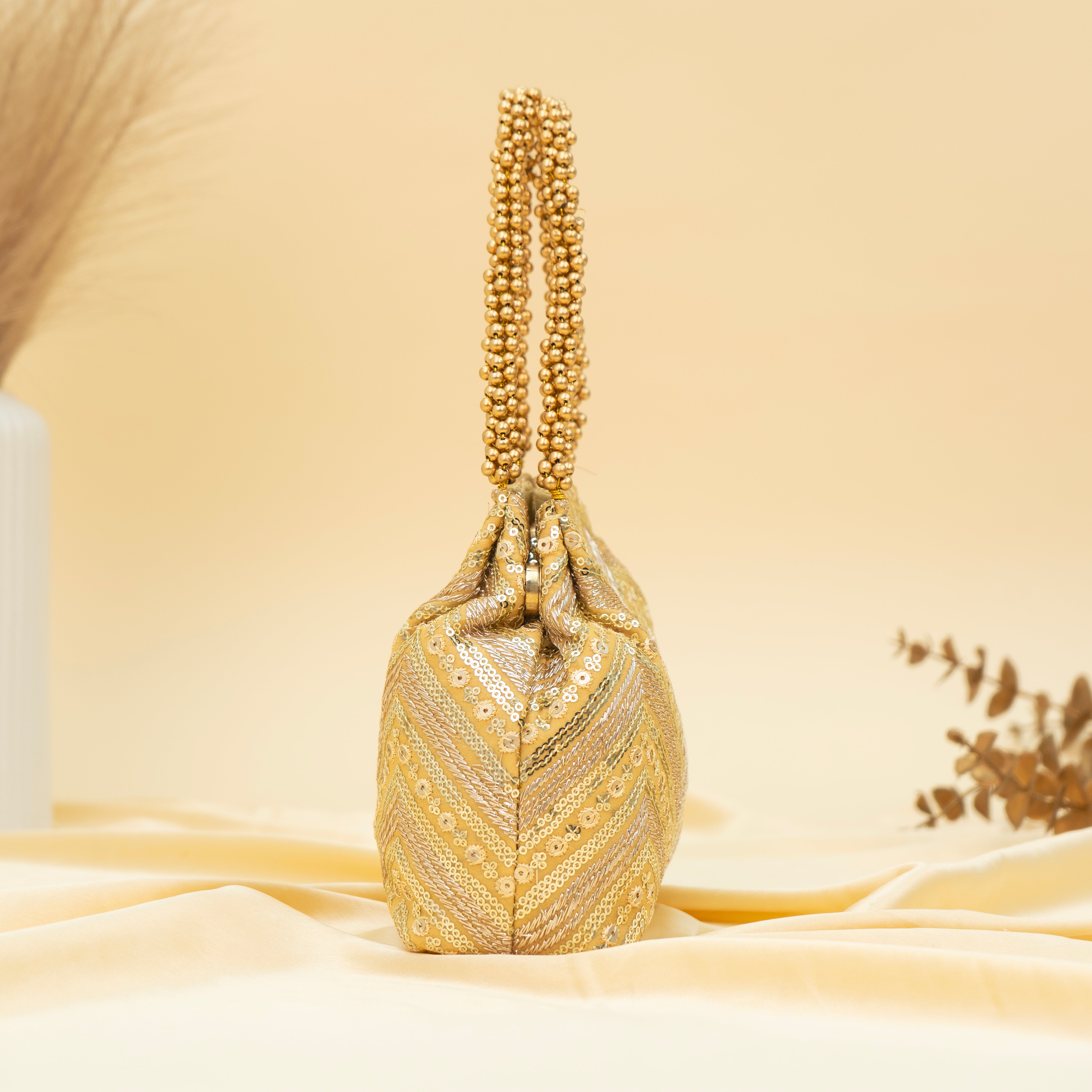 Ornate Bloom Potli