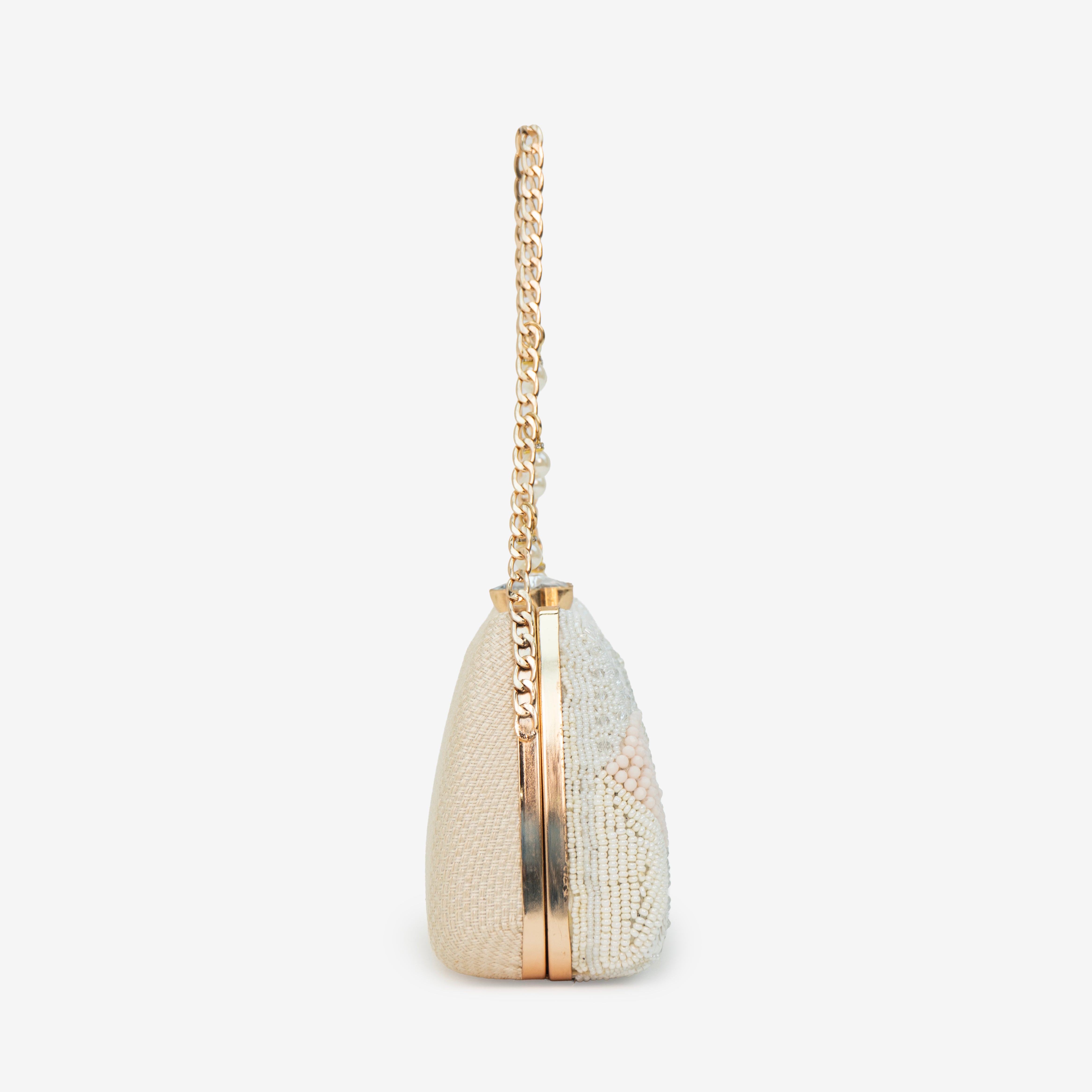 Zari Moti Box Clutch