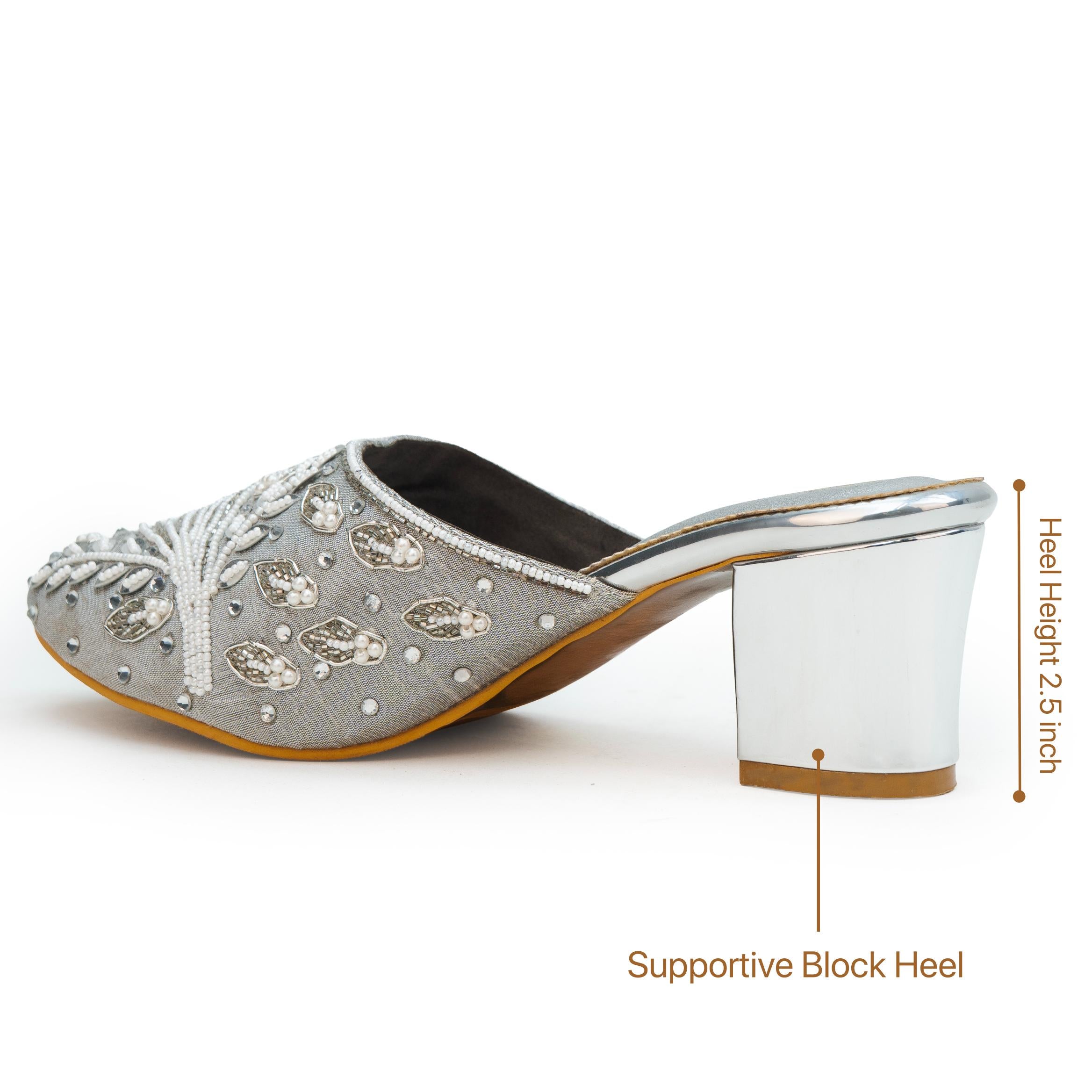 Beaded Ray Mules