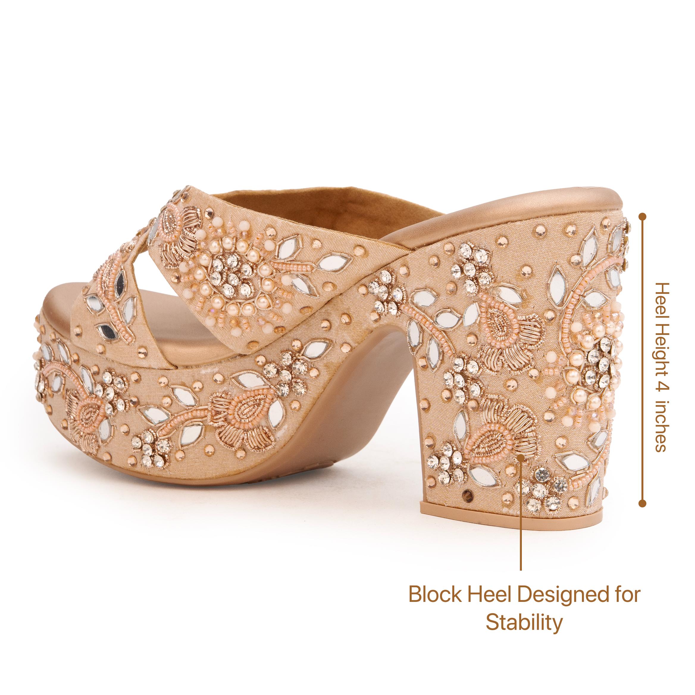 Zardosi Heritage Mirror Heels