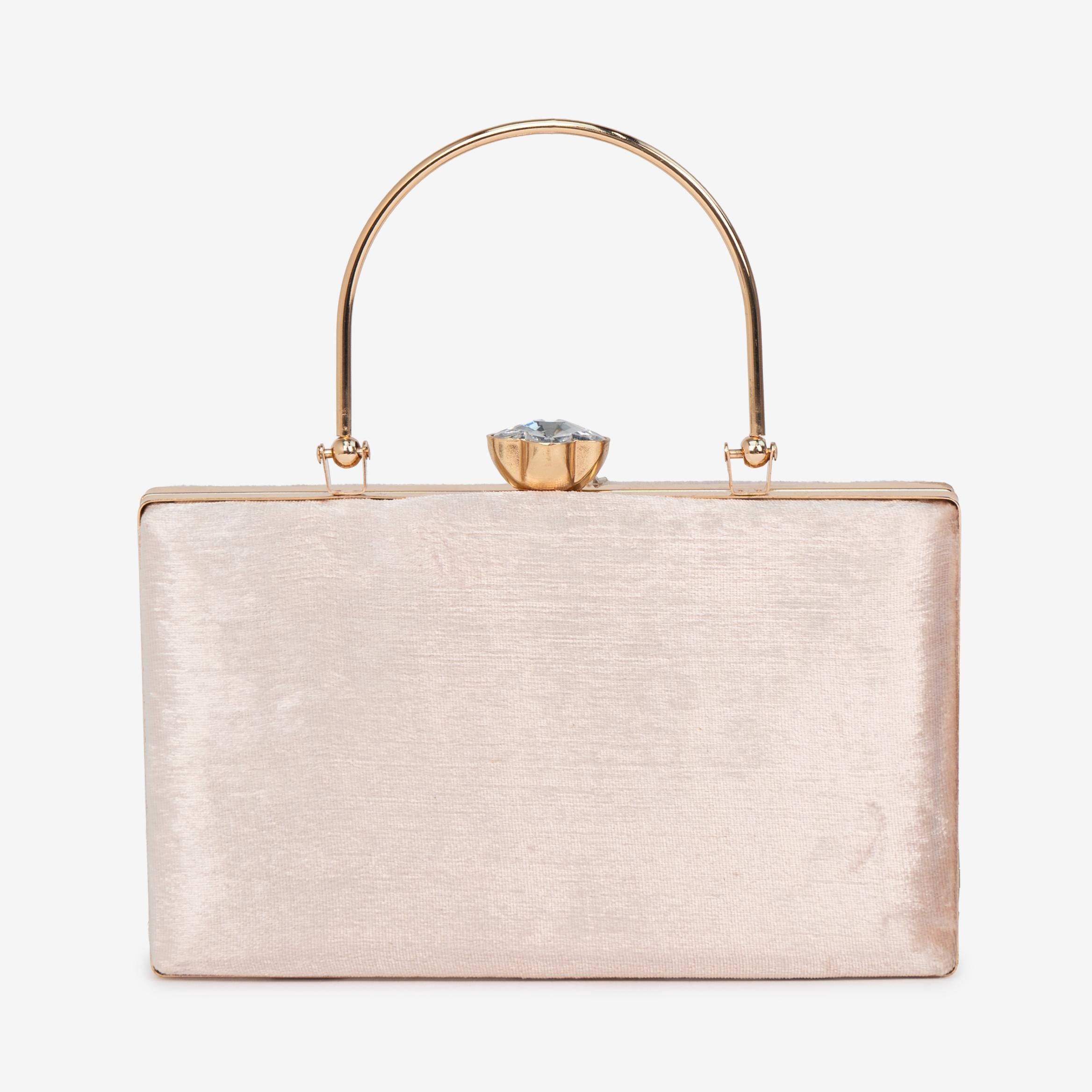 Ivory Palm Clutch