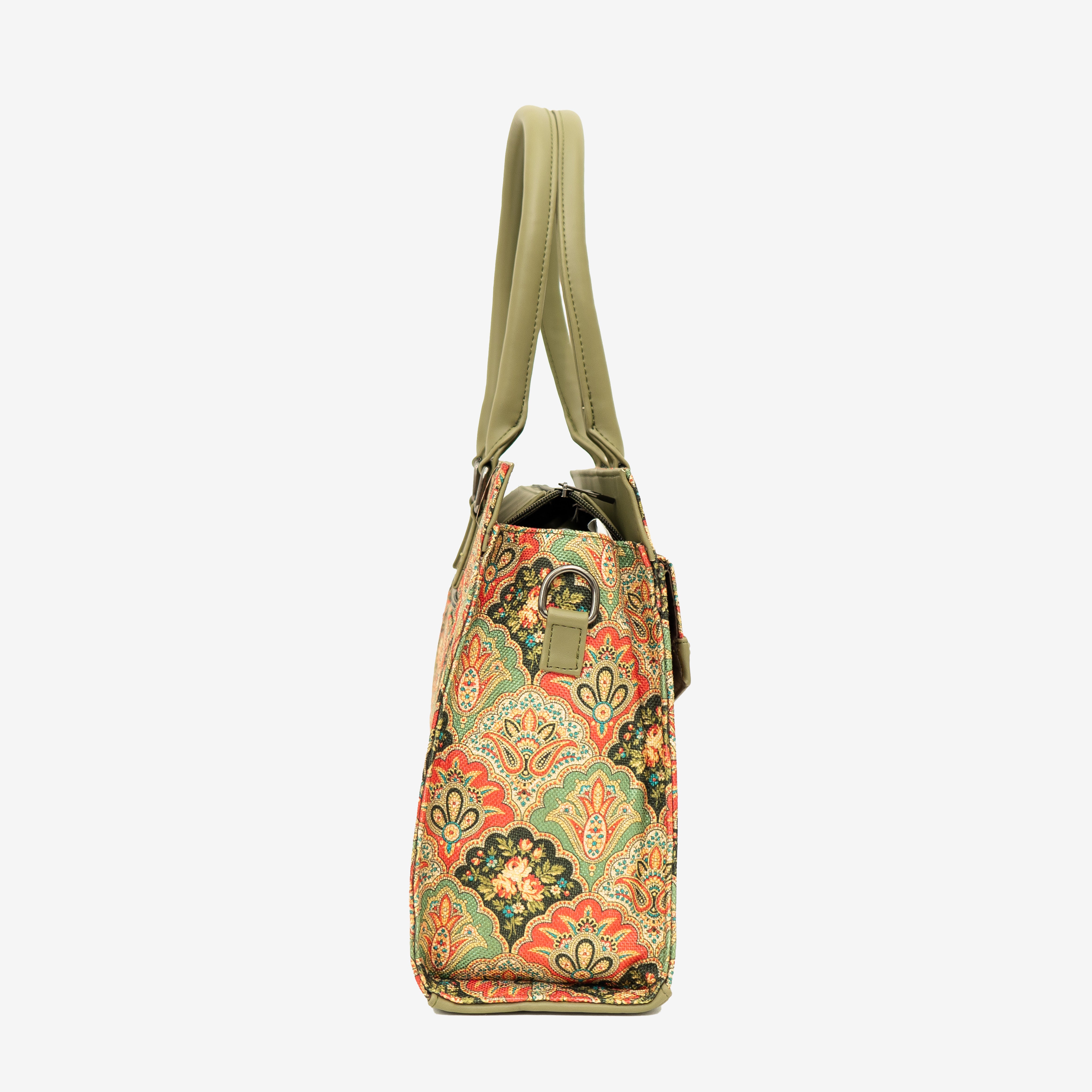 Green Flawless Crafted handbag | Cara