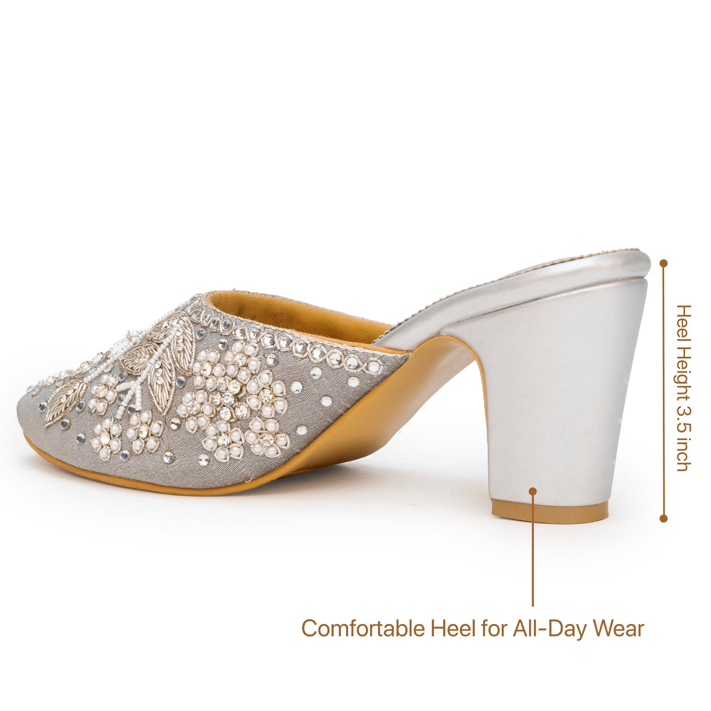Pearl Sadabahar Mules