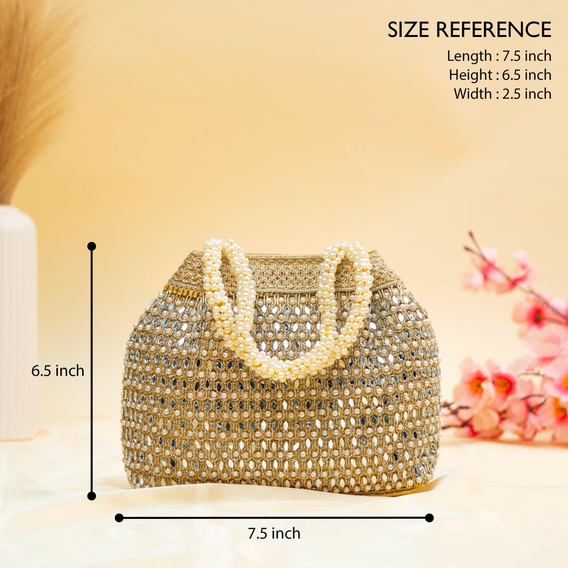 Dazzle Crystal Bead Potli