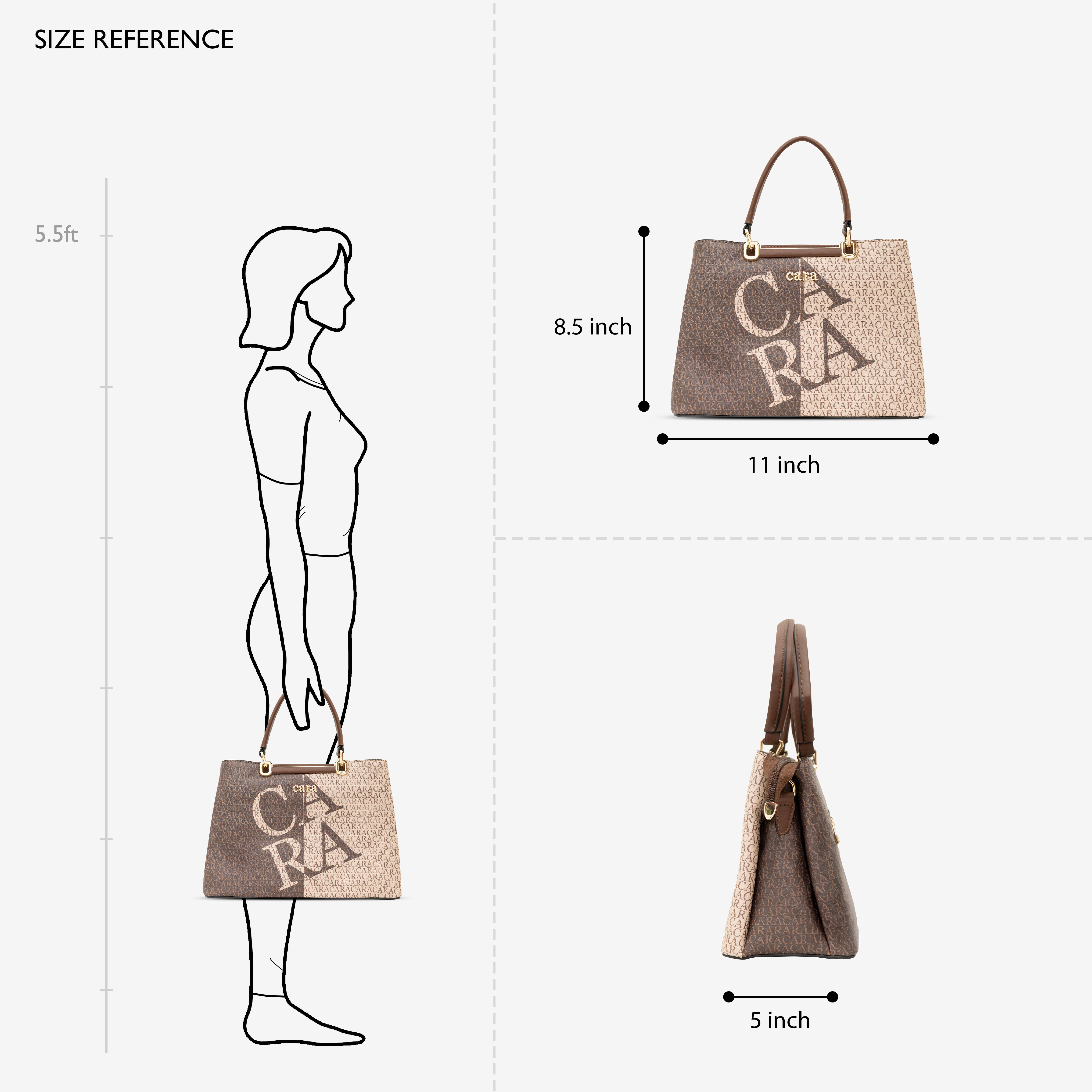 Brown Signature Edition Handbag | Cara