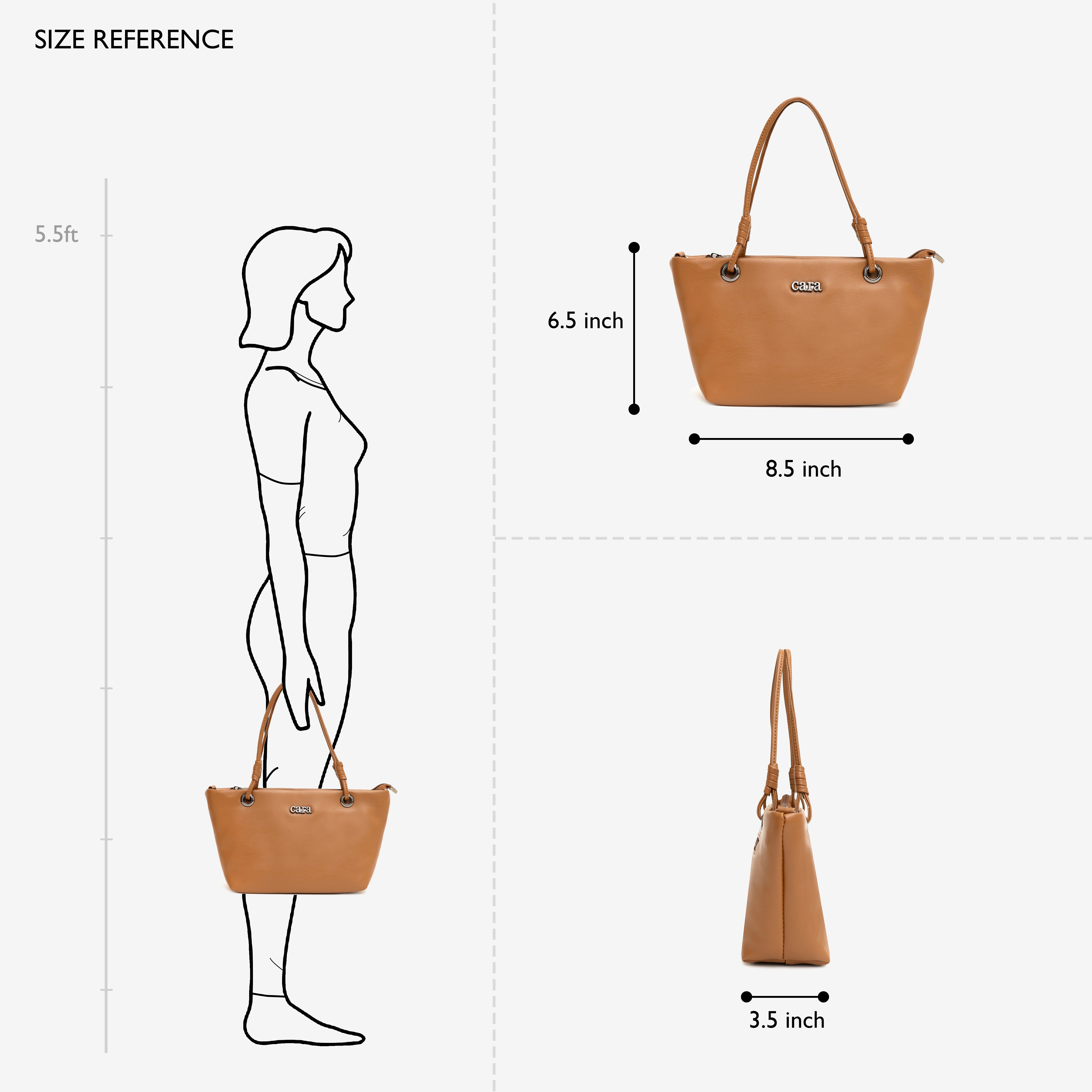 Brown Delightful Slingbag | Cara