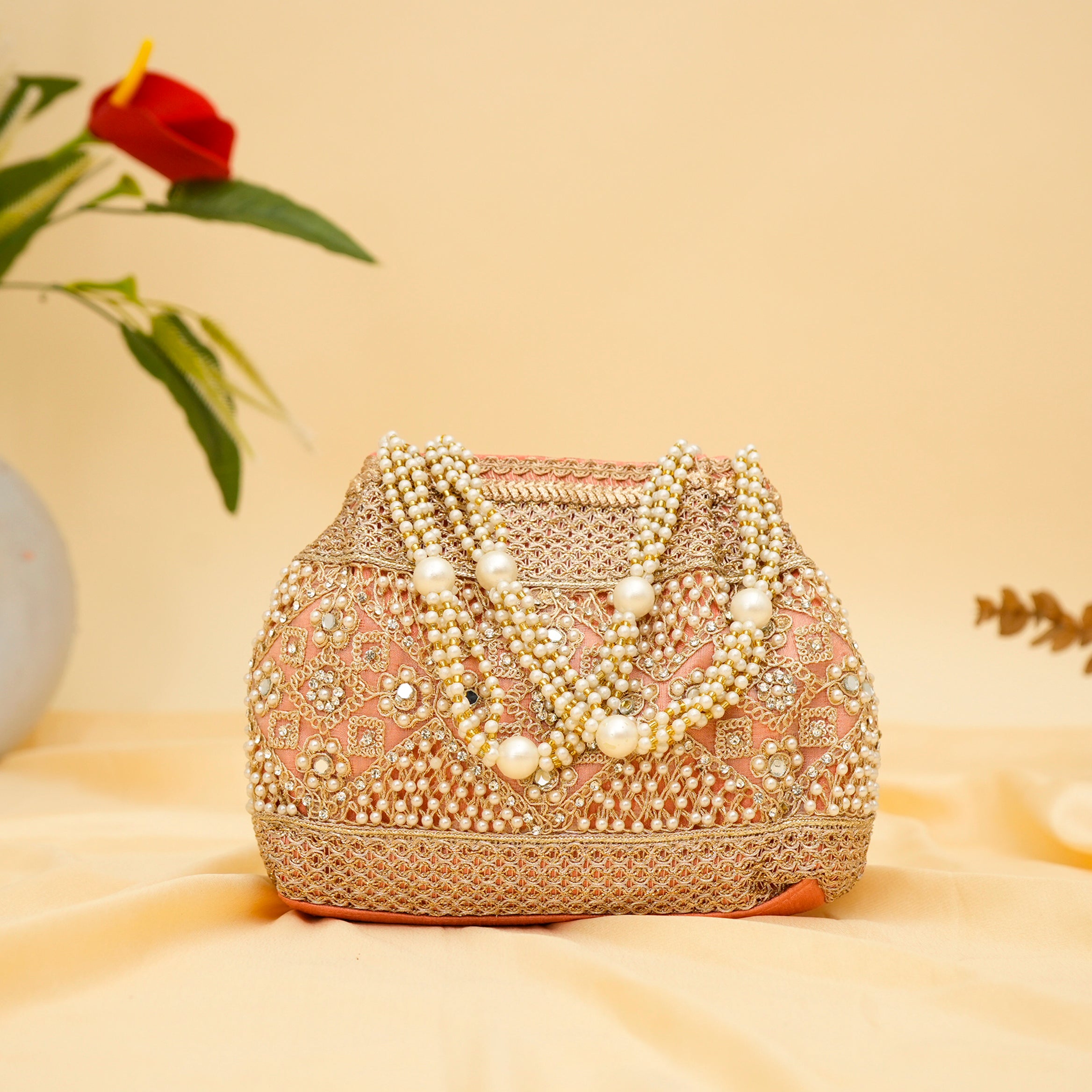 Pearl Elegance Potli