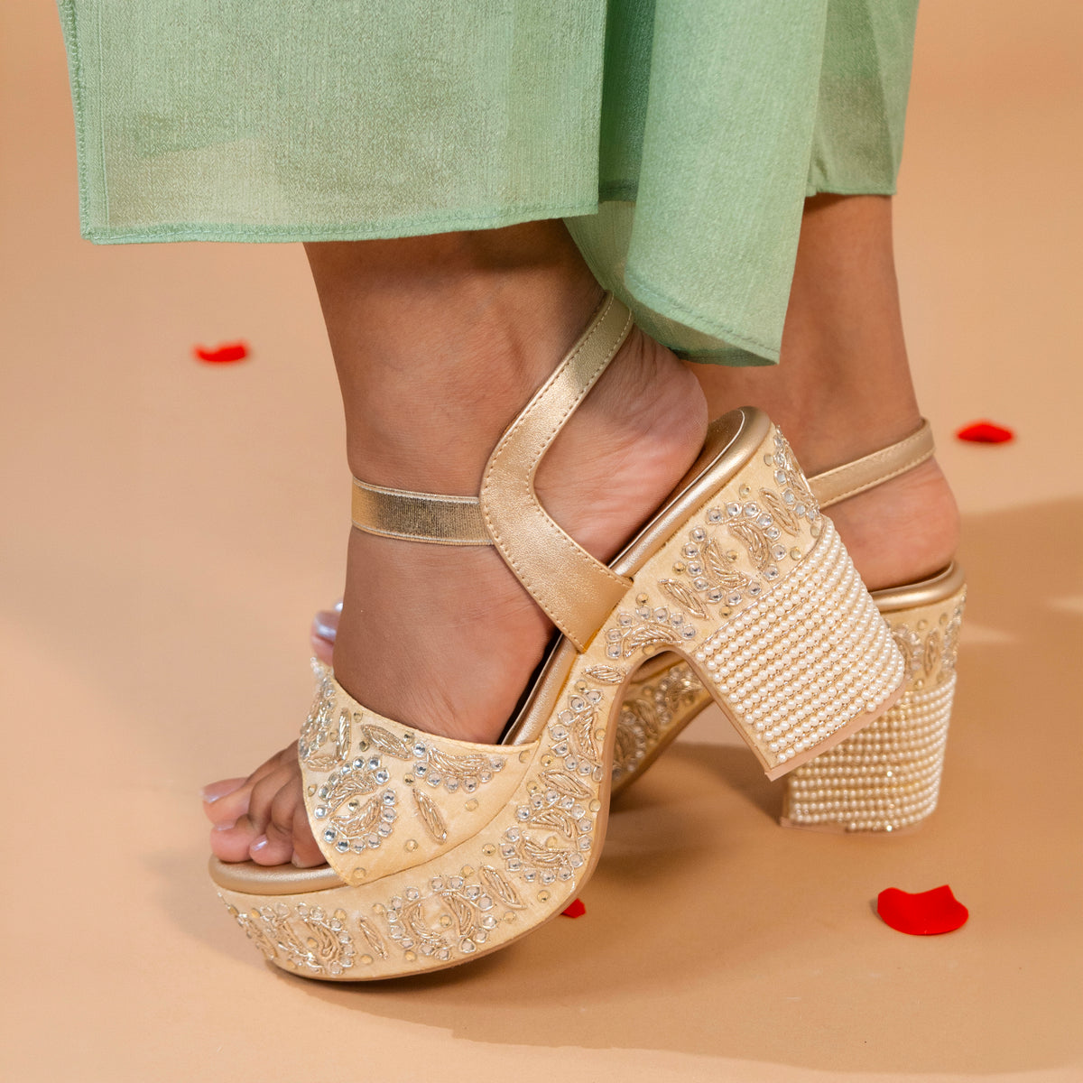 Bead Laden Heels