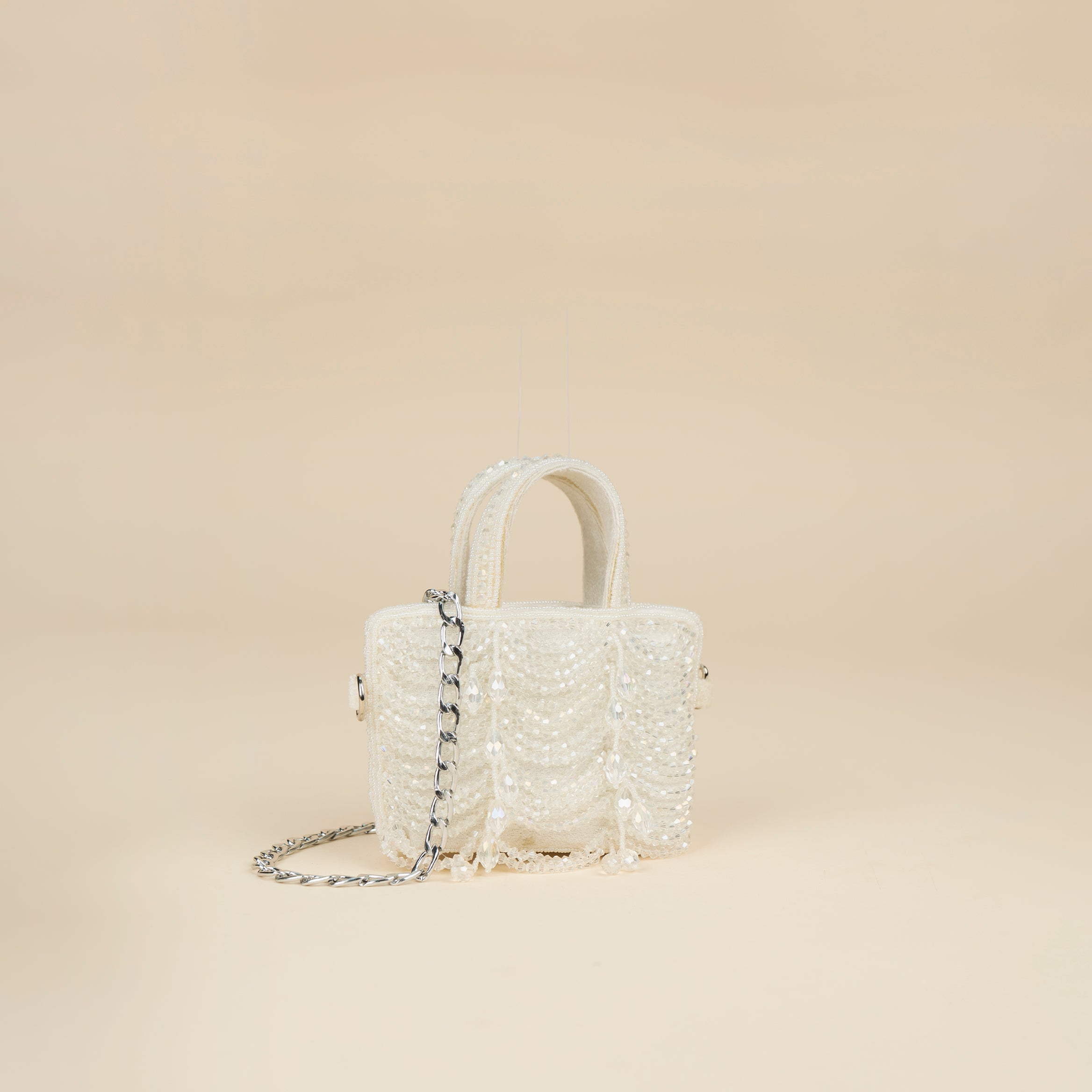 Satin Pearl Luxe Clutch (Mini Bag)