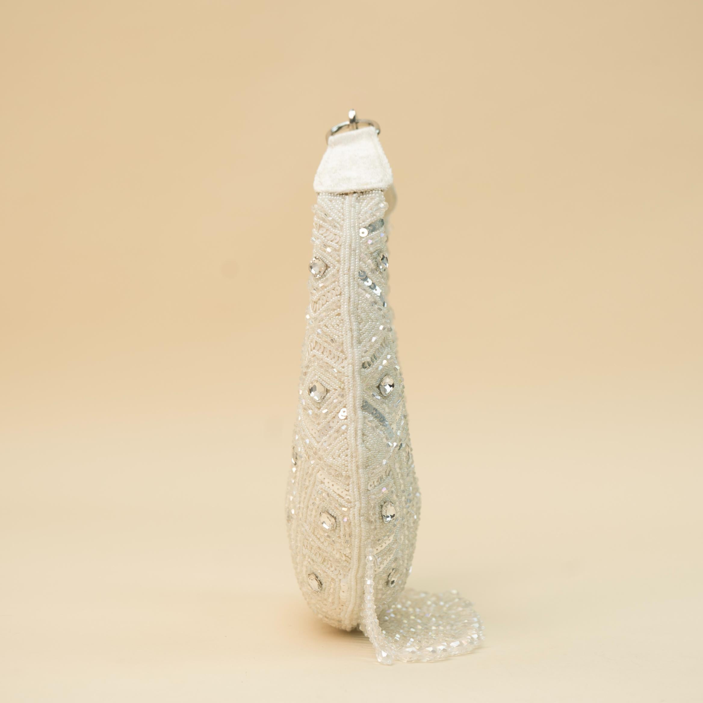 Ivory Pearl Shimmer Clutch