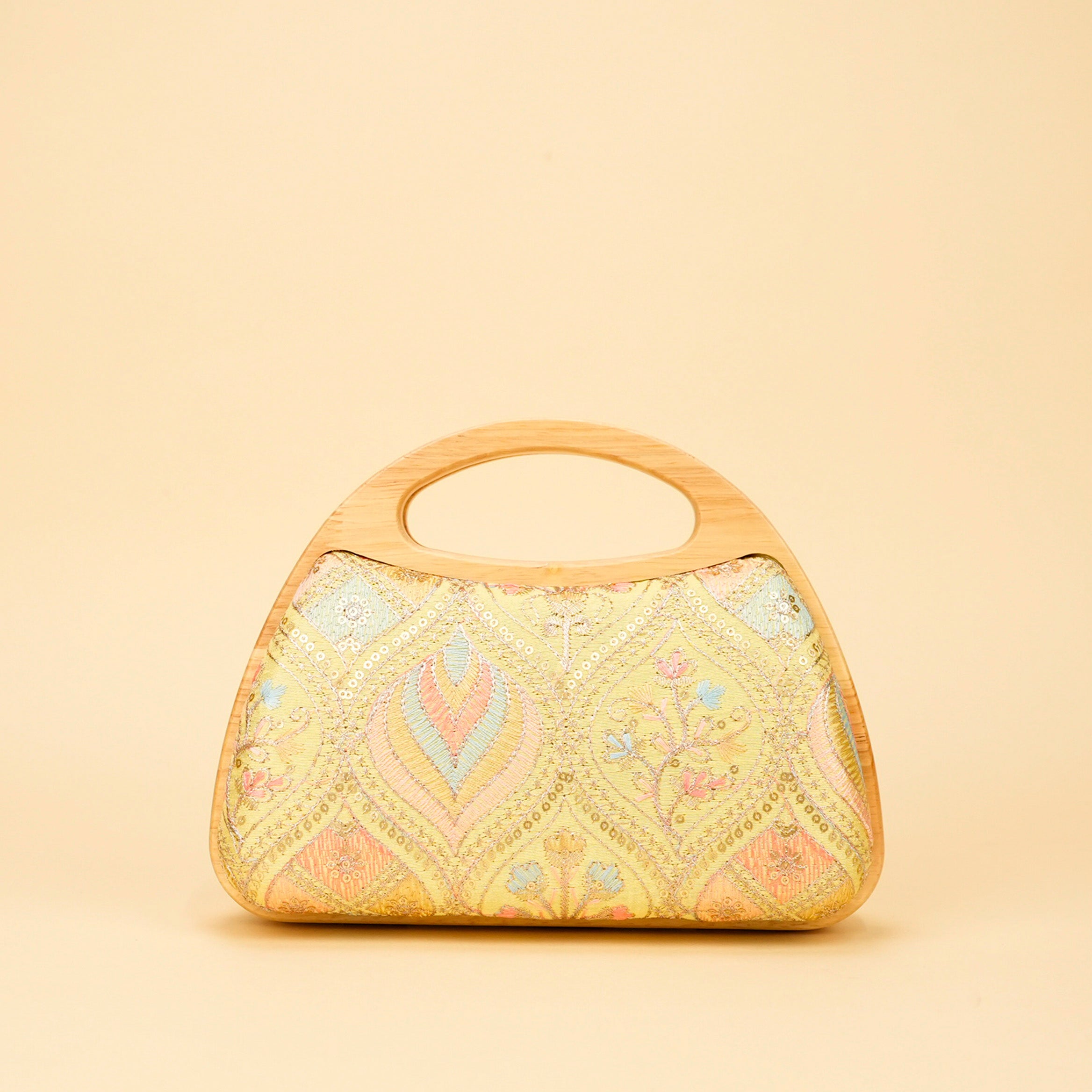 Aurelia Wood-Frame Clutch