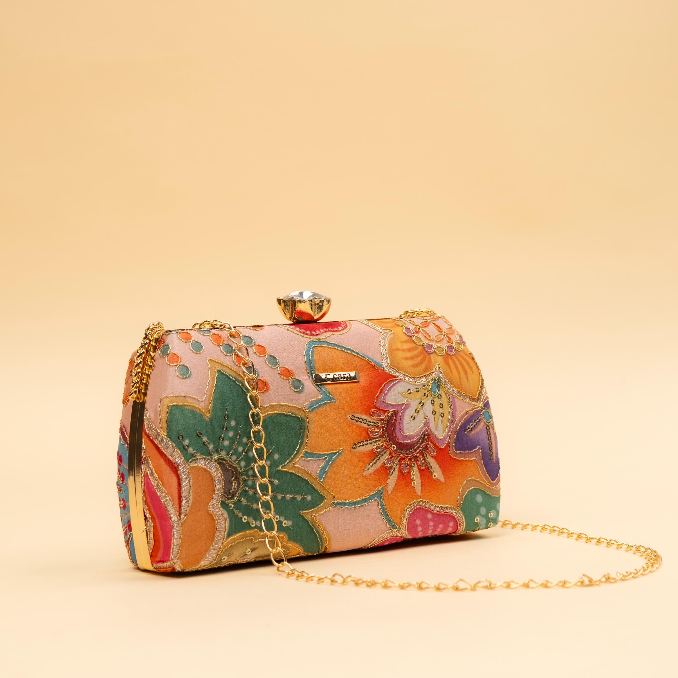 Sequin Thread Clutch