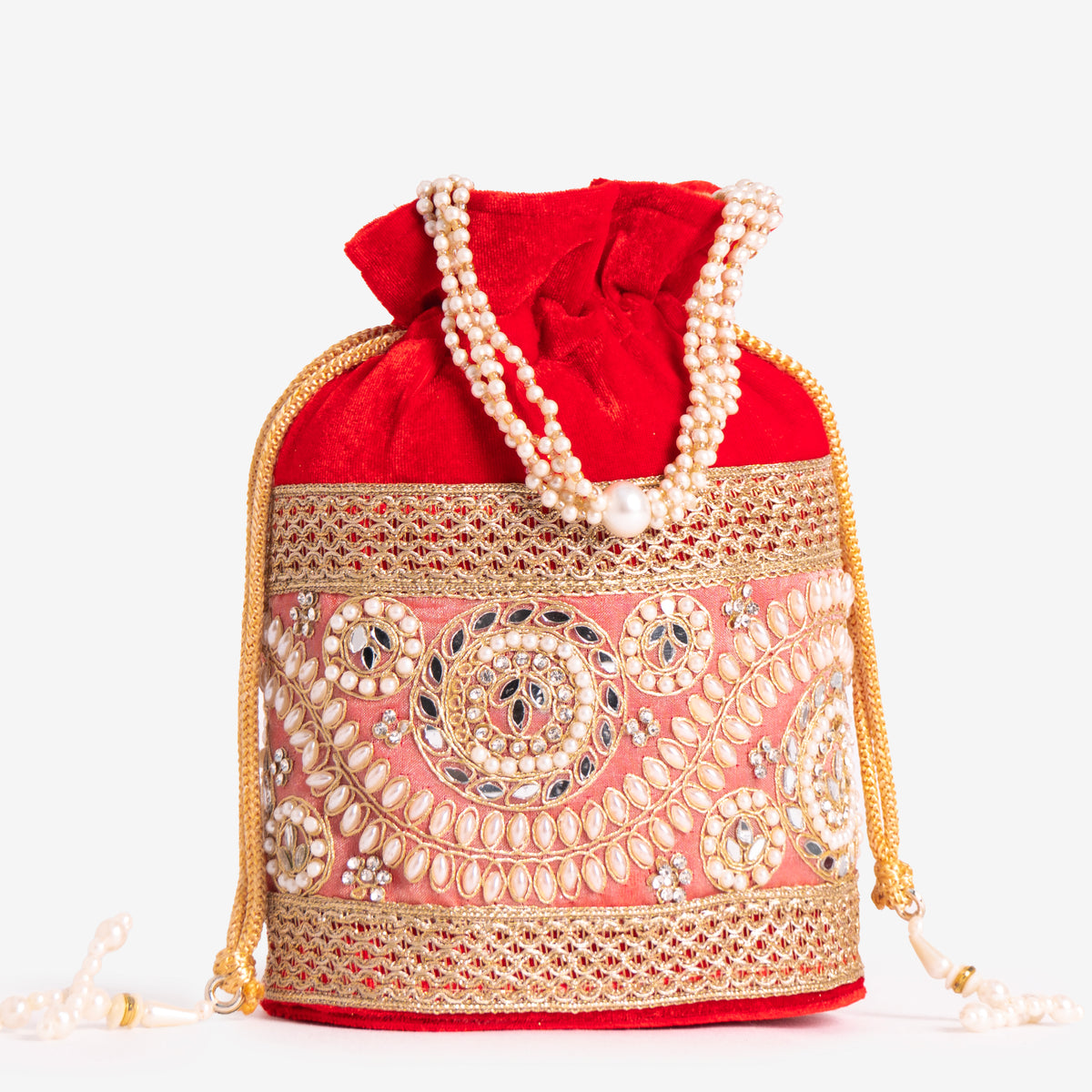 Golden Knot Potli