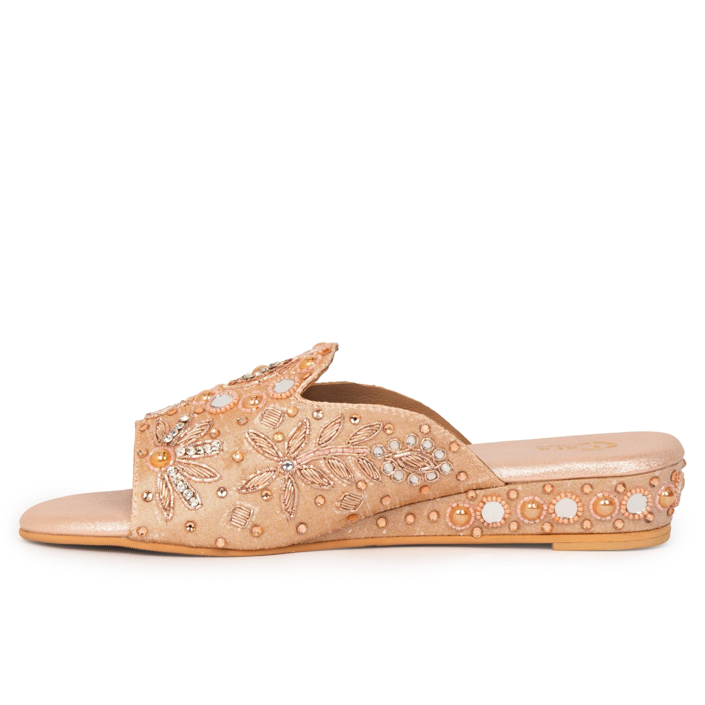 Shahi Zari Festive Flats