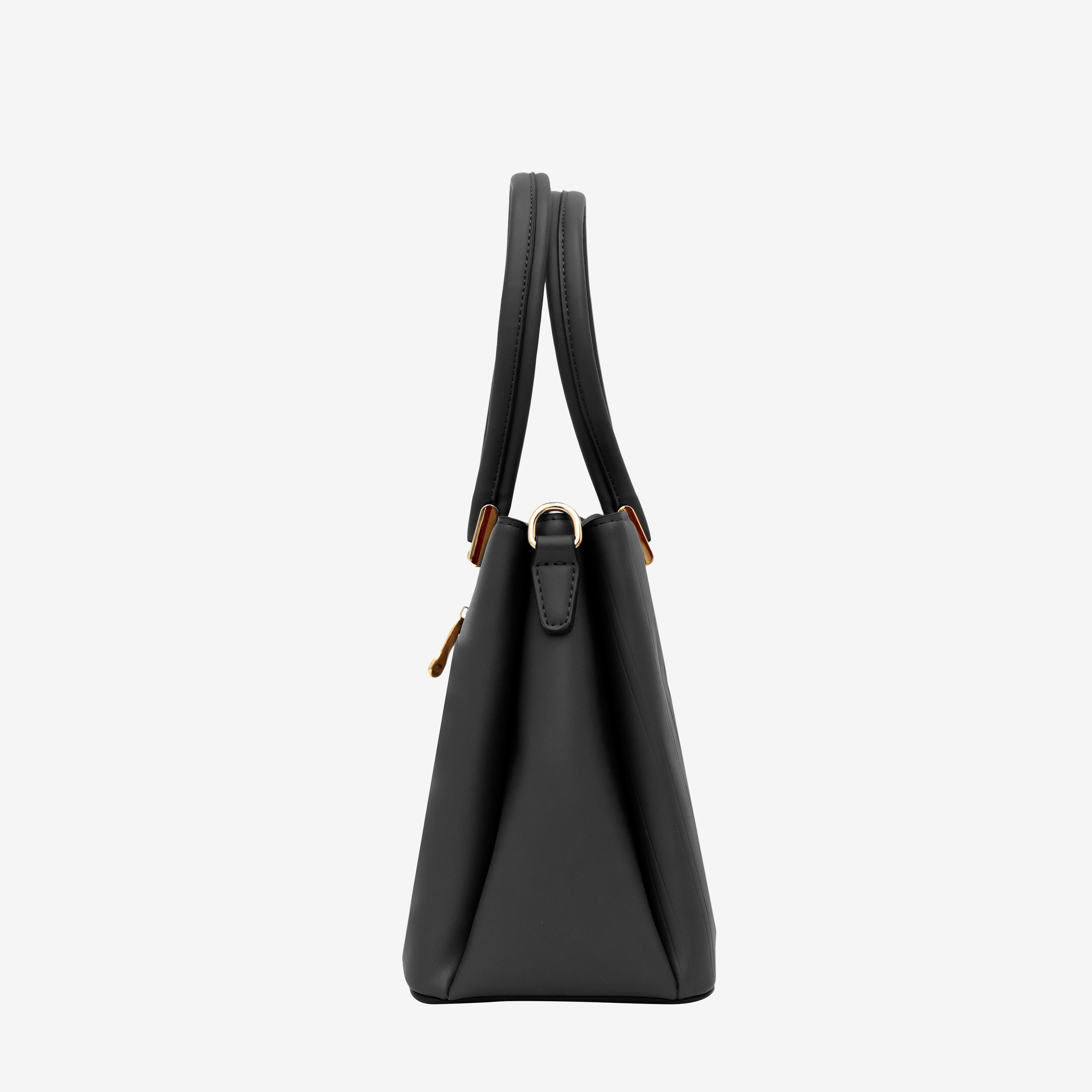 Black Luxe Companion Handbag | Cara
