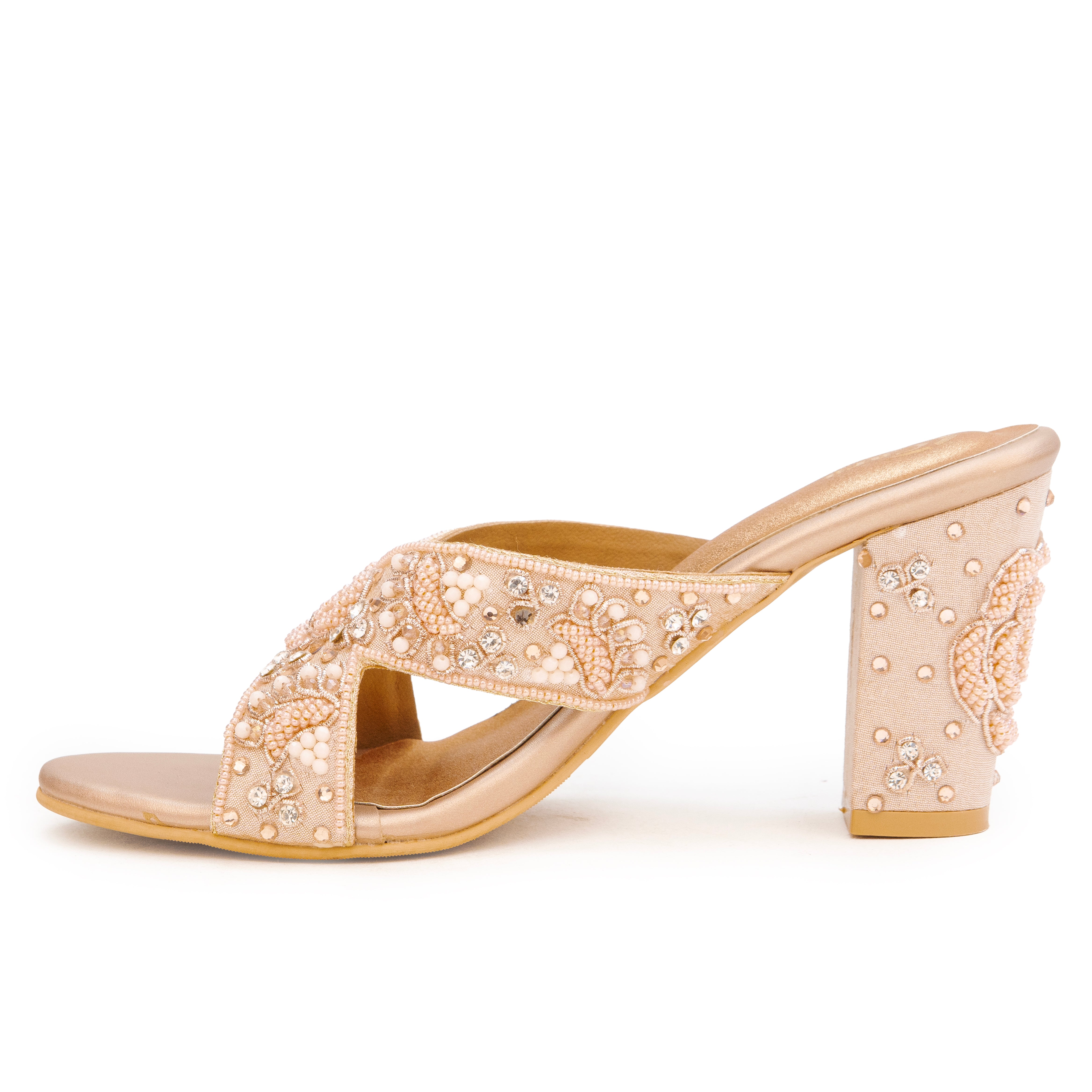 Beaded Petal Heritage Heels
