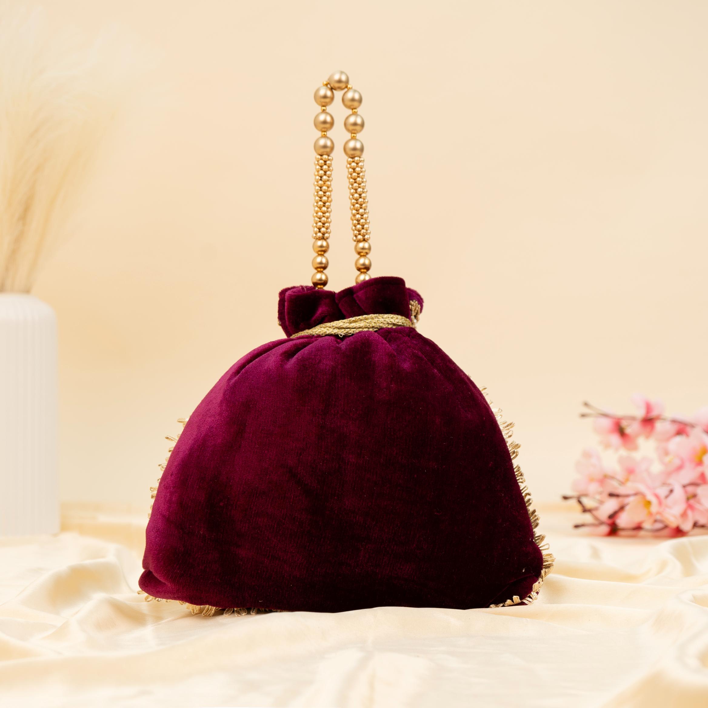 The Velvet Bloom Potli
