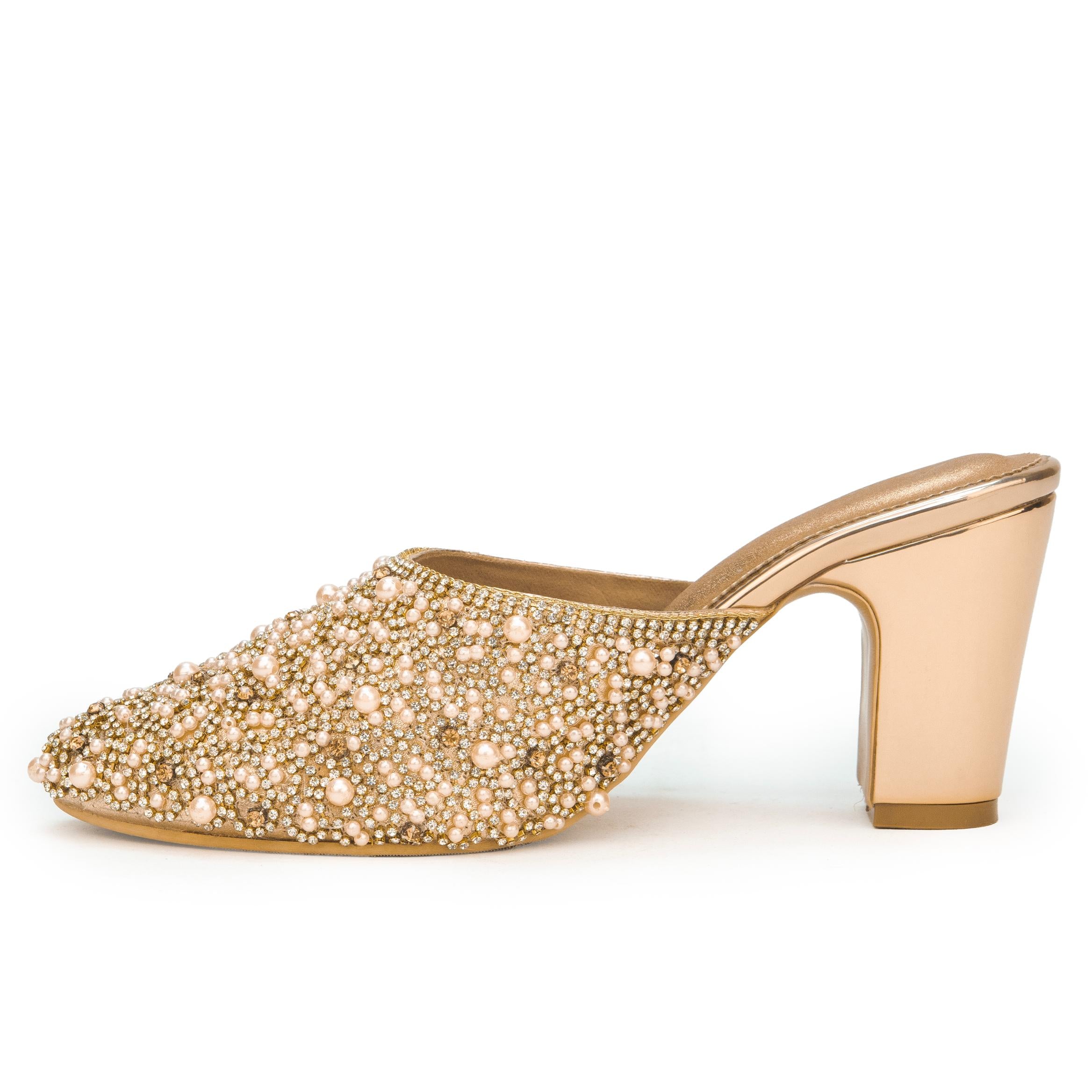 Ocean Pearl Glam Mules