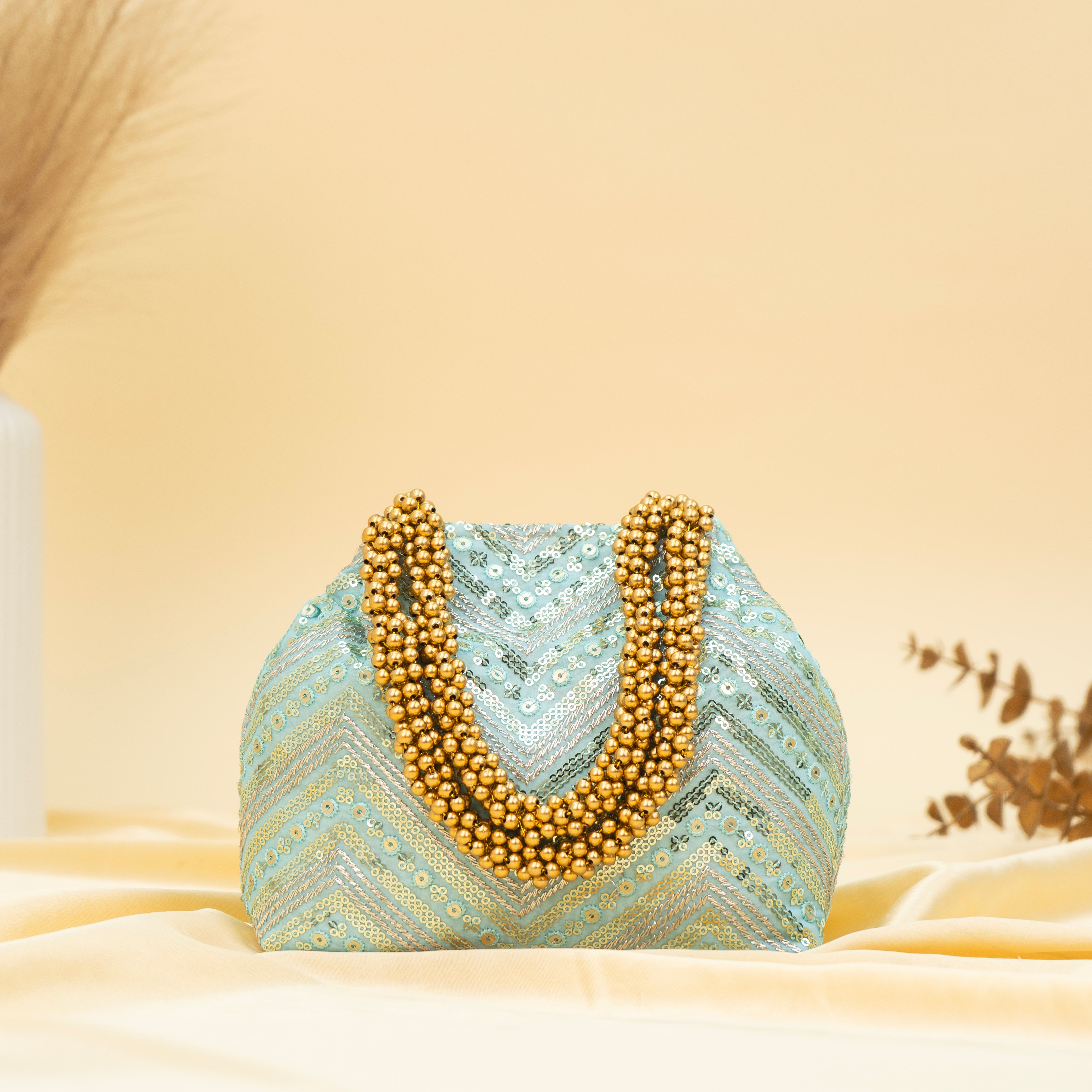 Ornate Bloom Potli